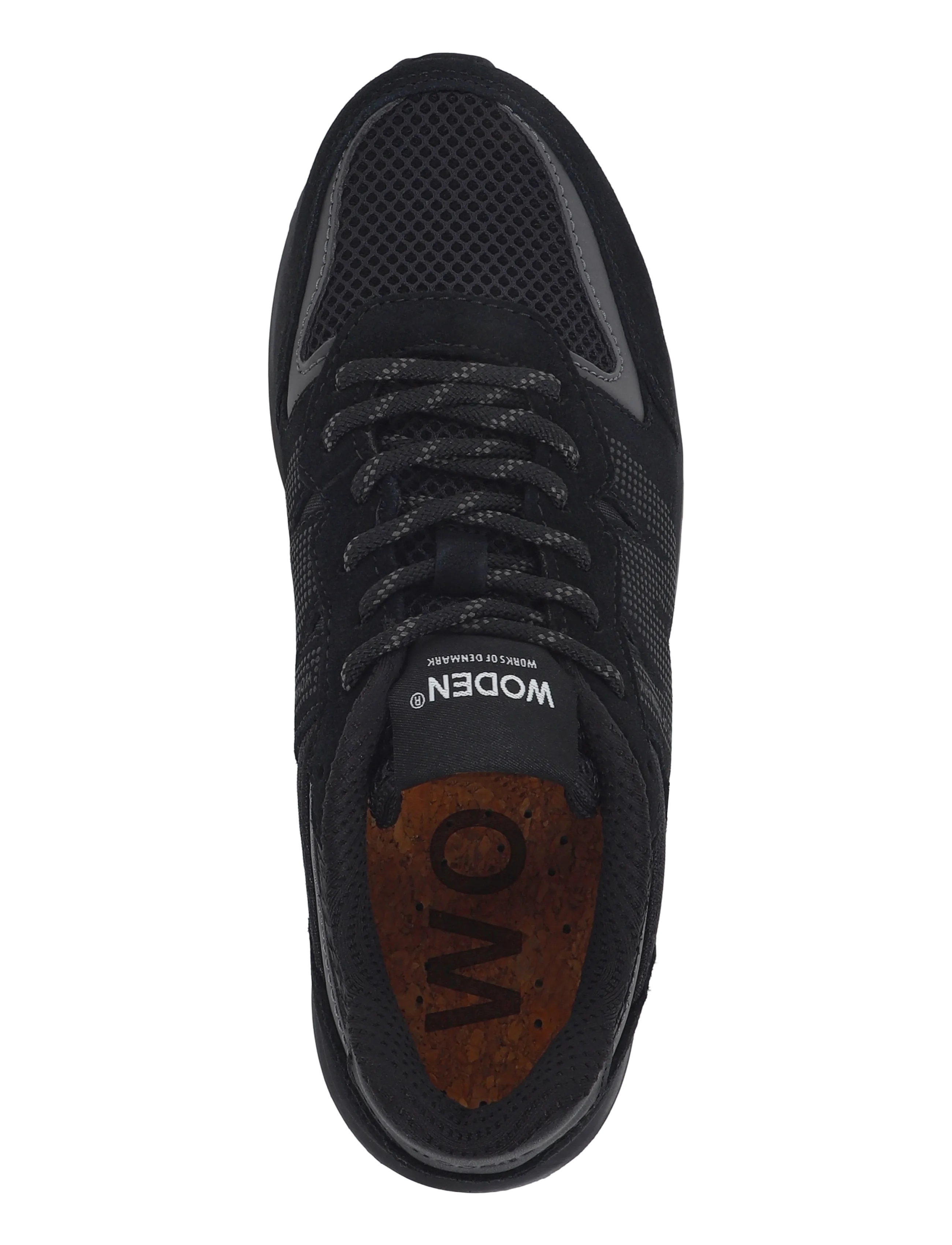 WODEN - Rigmor Open Mesh - låga sneakers - black - 3