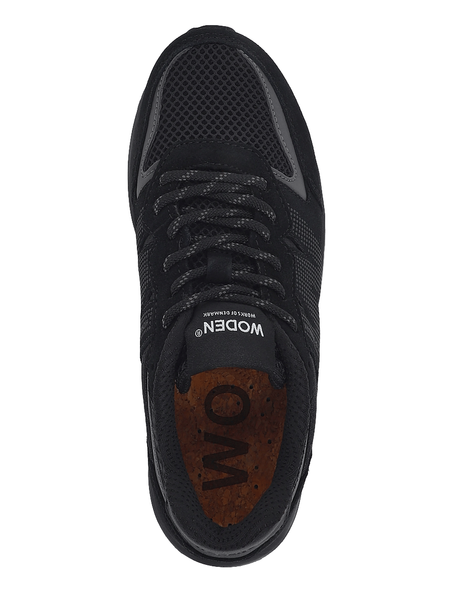 WODEN - Rigmor Open Mesh - låga sneakers - black - 3