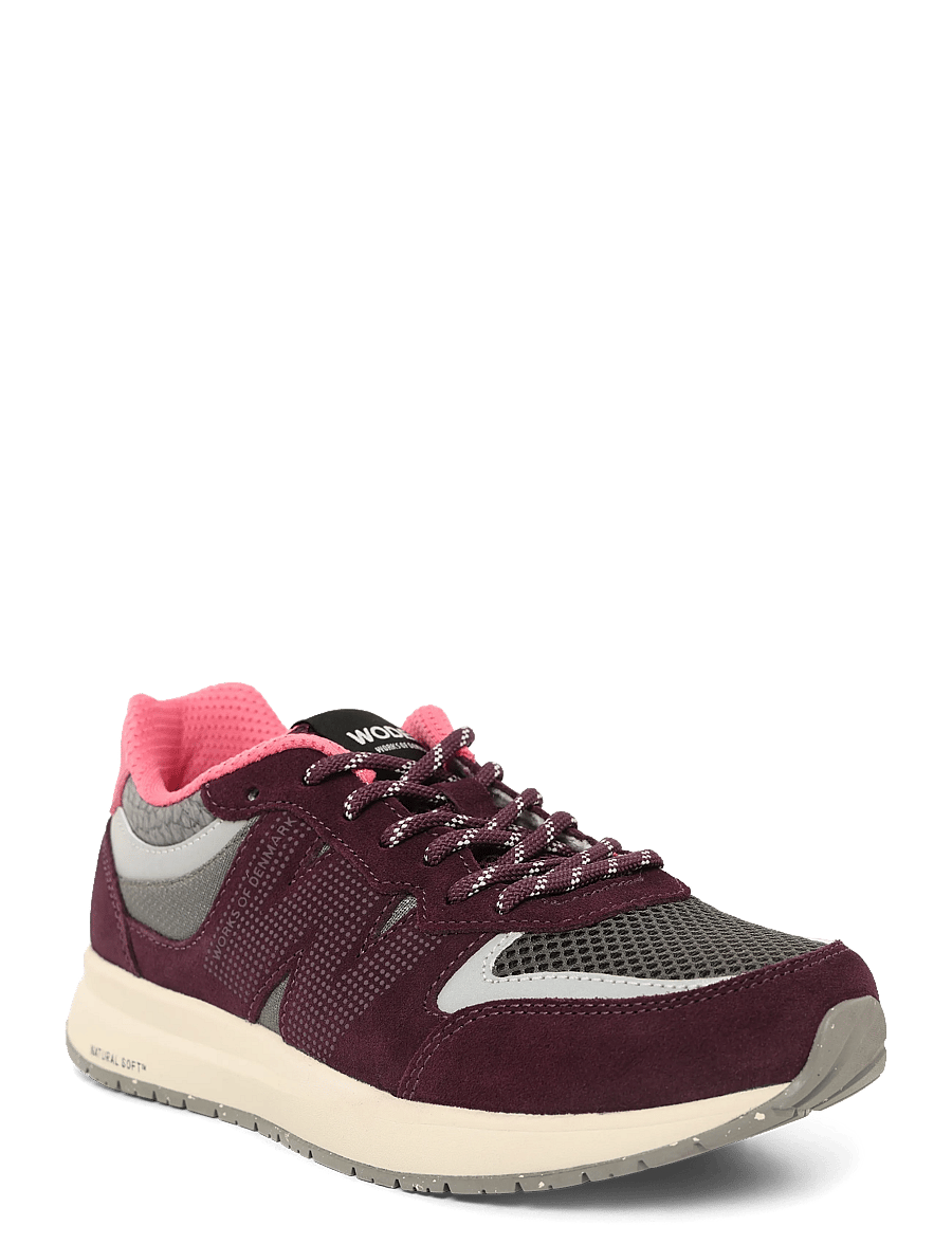 WODEN - Rigmor Open Mesh - låga sneakers - cherry - 0