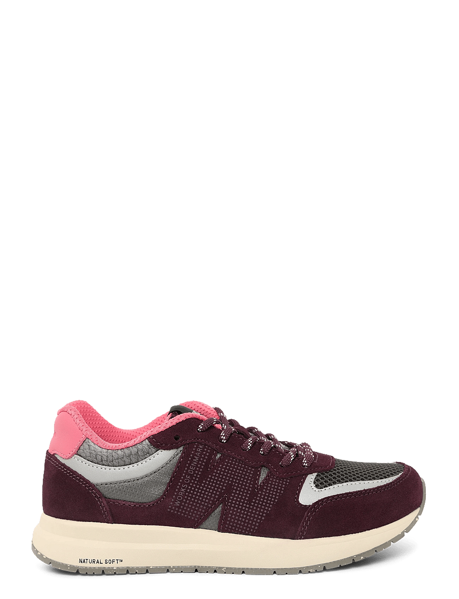 WODEN - Rigmor Open Mesh - låga sneakers - cherry - 2