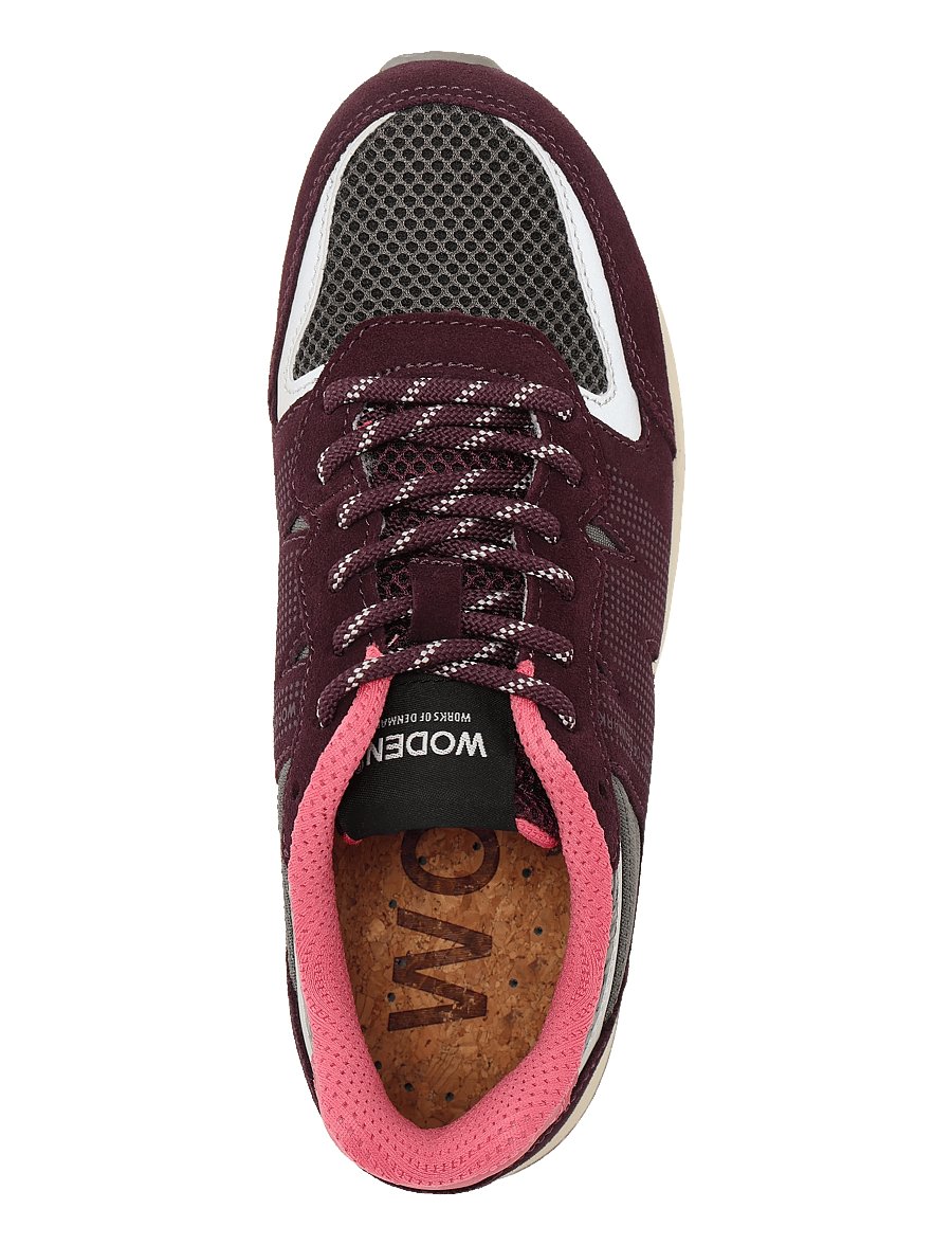WODEN - Rigmor Open Mesh - låga sneakers - cherry - 3