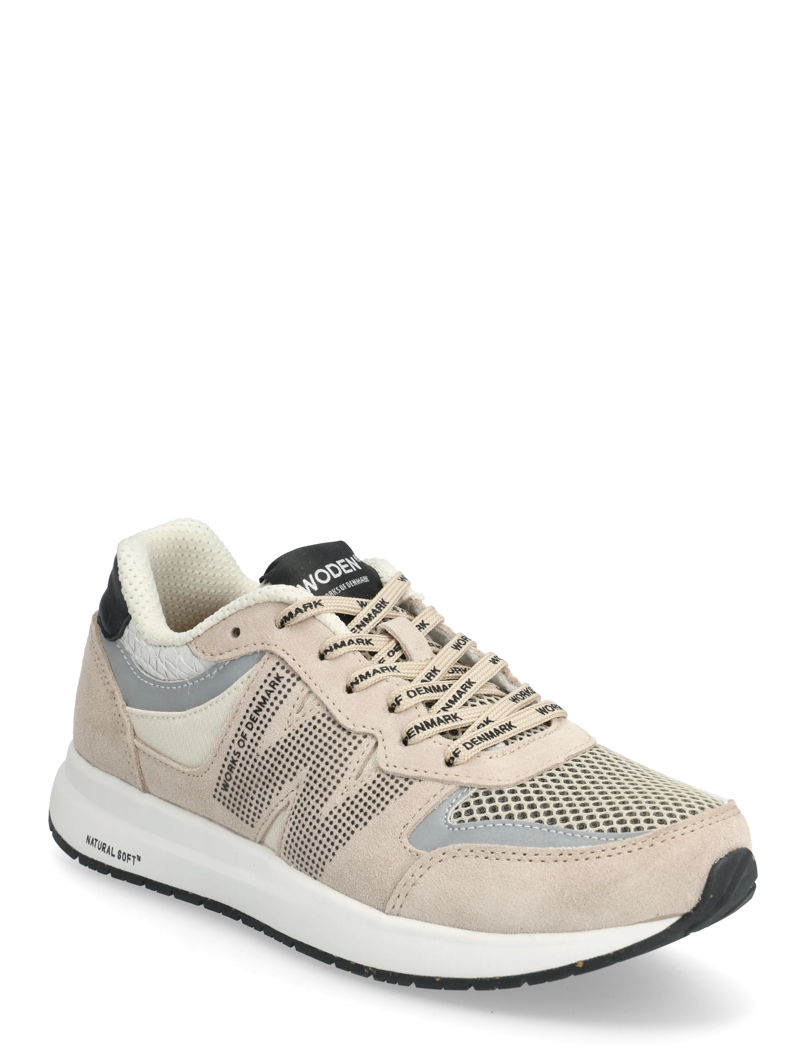 WODEN Rigmor Open Mesh - Transitional Layering - COFFEE CREAM / beige