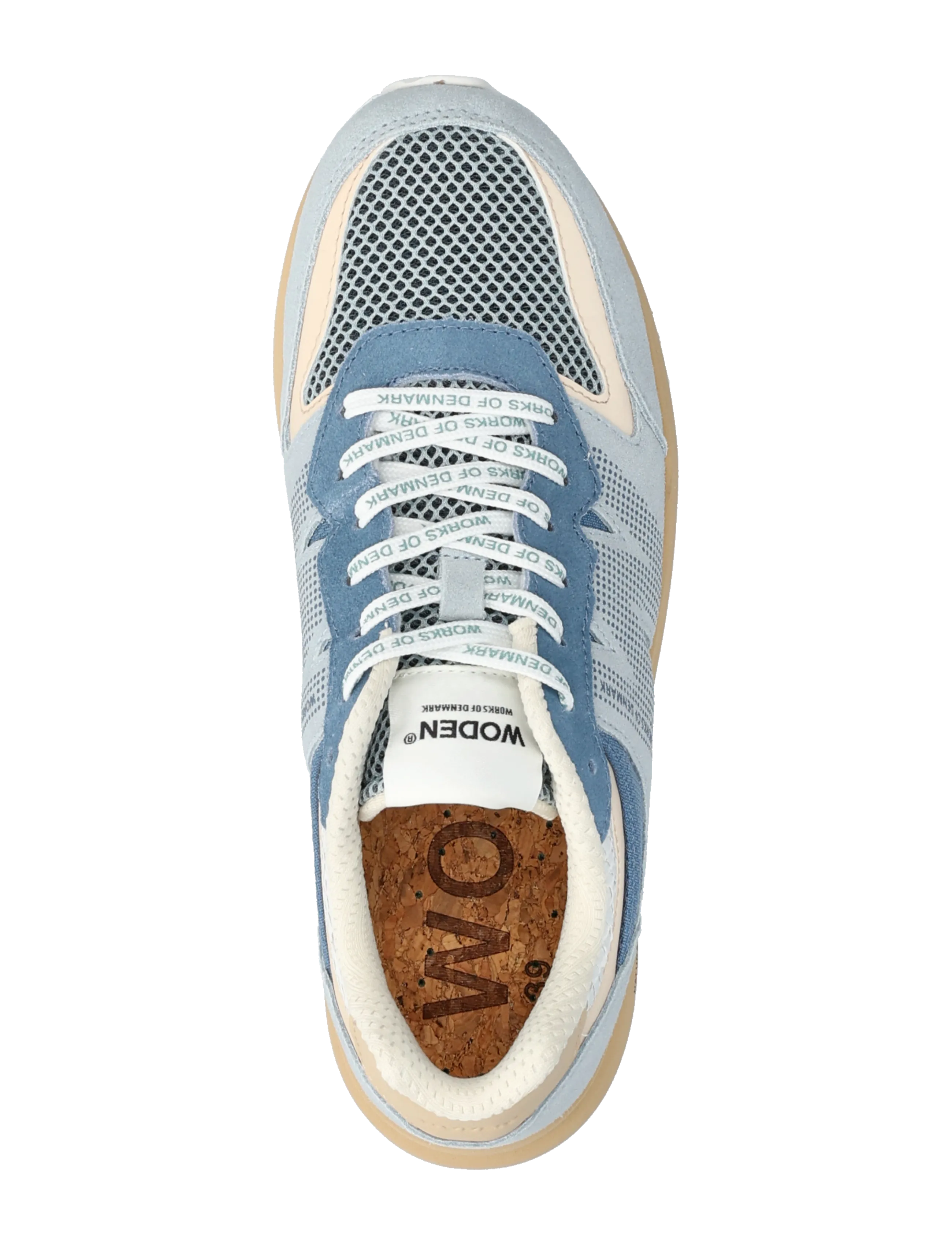 WODEN - Rigmor Open Mesh - låga sneakers - ice blue - 3