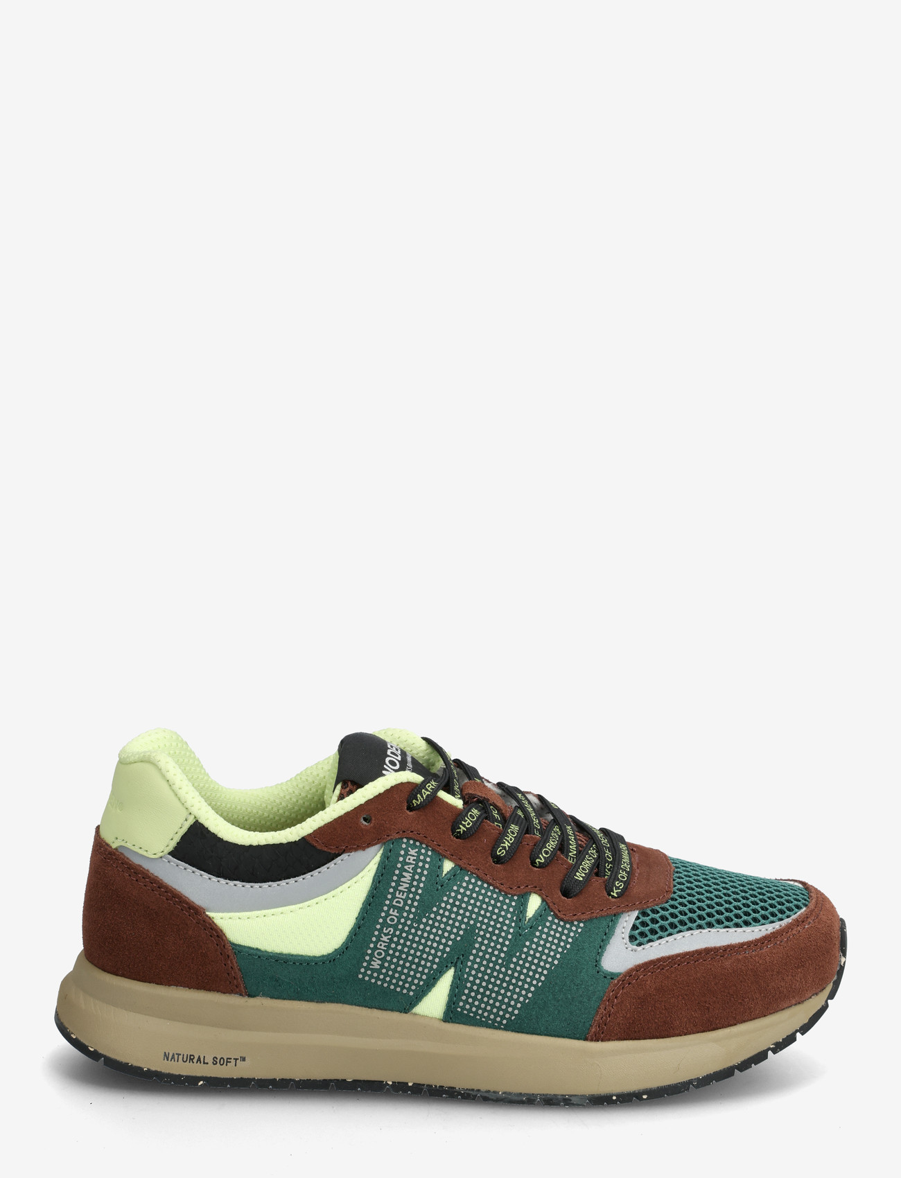 WODEN - Rigmor Open Mesh - lave sneakers - sepia/deep forest - 1