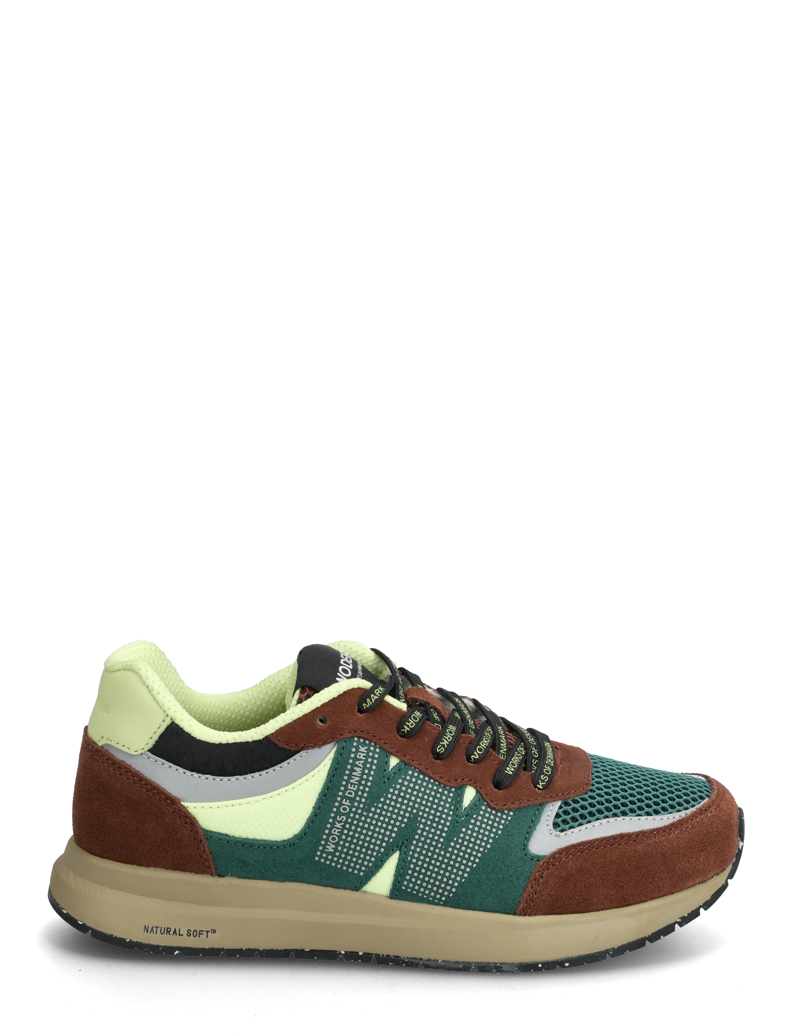 WODEN - Rigmor Open Mesh - niedrige sneakers - sepia/deep forest - 1