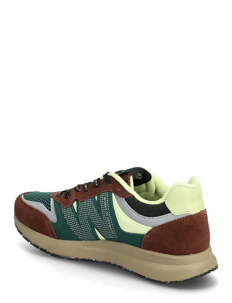 WODEN - Rigmor Open Mesh - niedrige sneakers - sepia/deep forest - 2