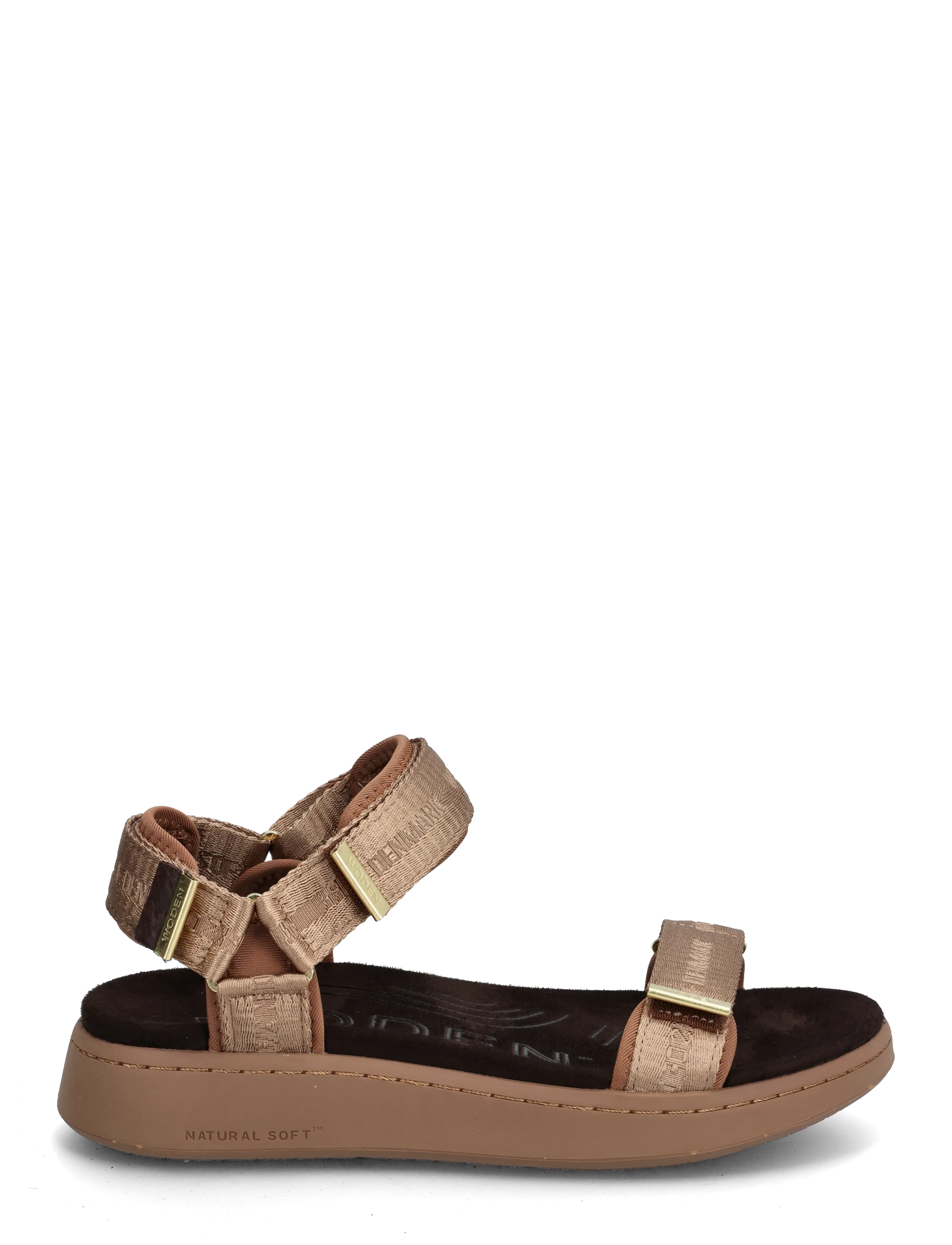 WODEN - Line Heritage - flache sandalen - caramel - 1