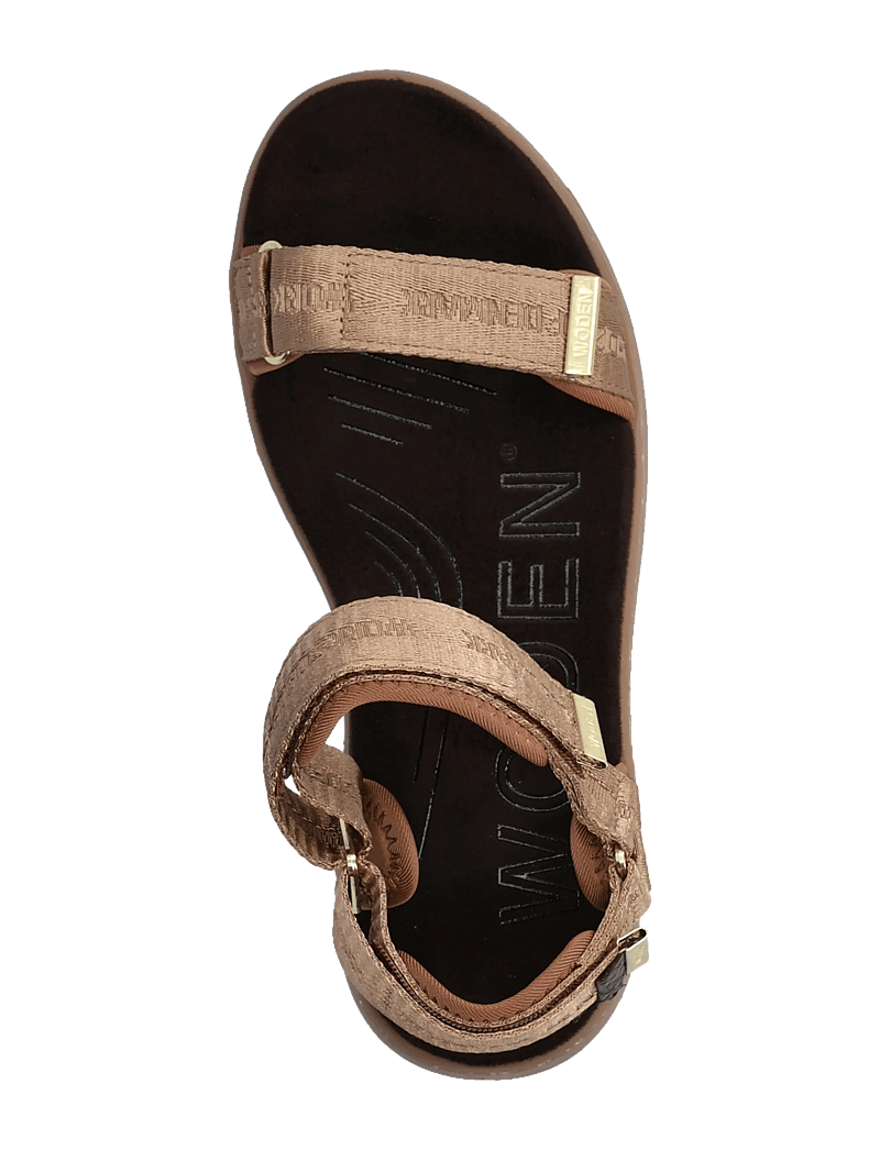 WODEN - Line Heritage - flade sandaler - caramel - 3
