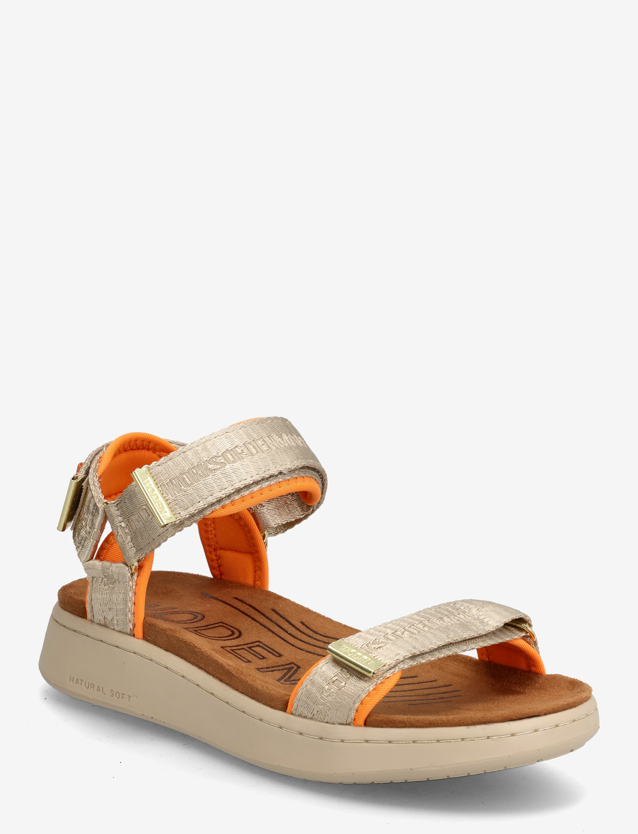 WODEN - Line Heritage - flade sandaler - coffee cream - 0