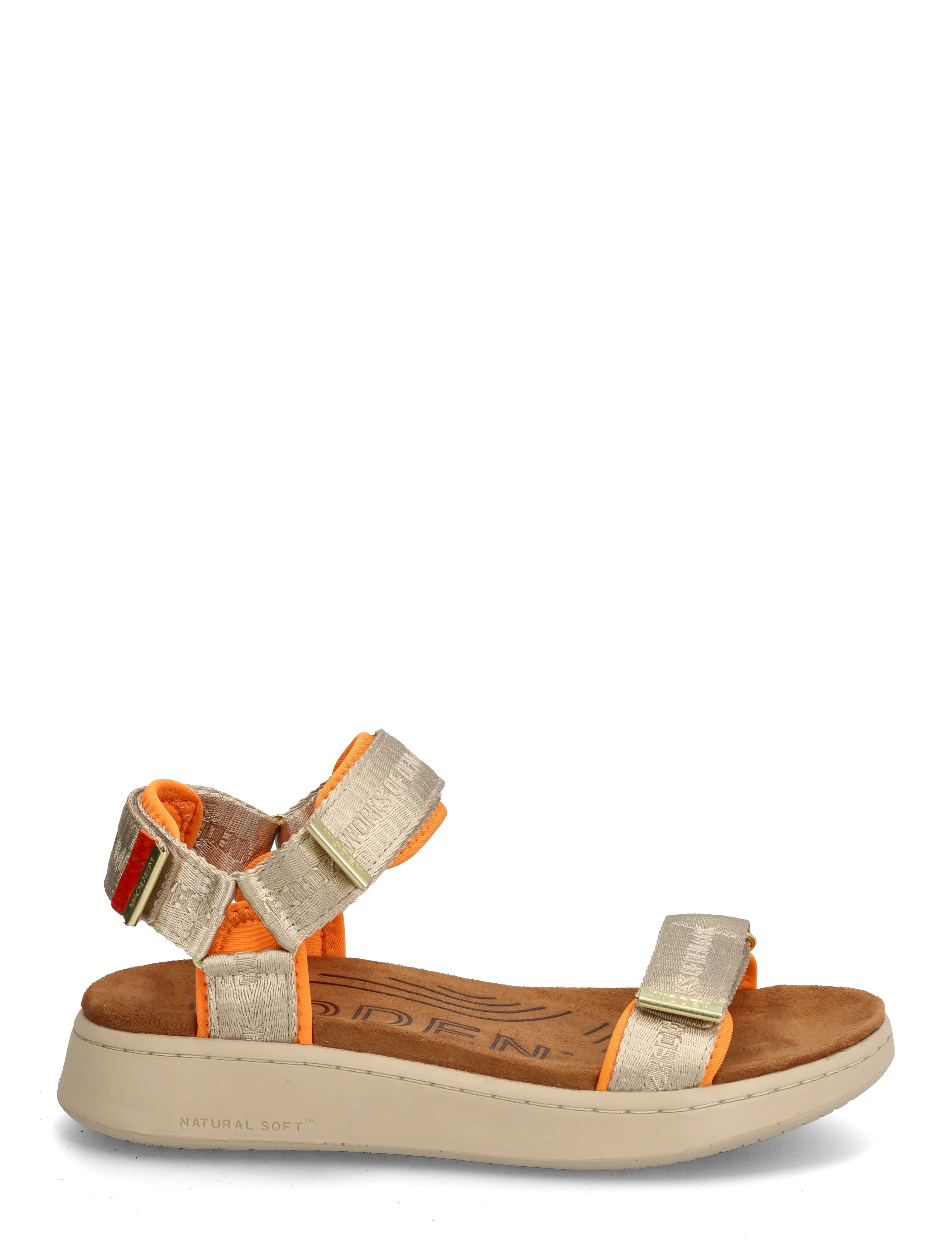 WODEN - Line Heritage - flade sandaler - coffee cream - 1