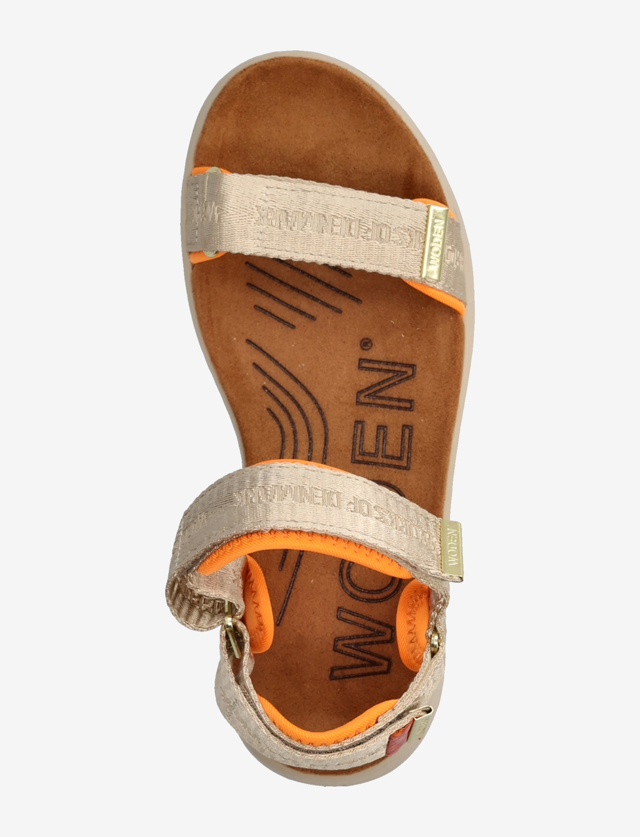 WODEN - Line Heritage - flade sandaler - coffee cream - 3