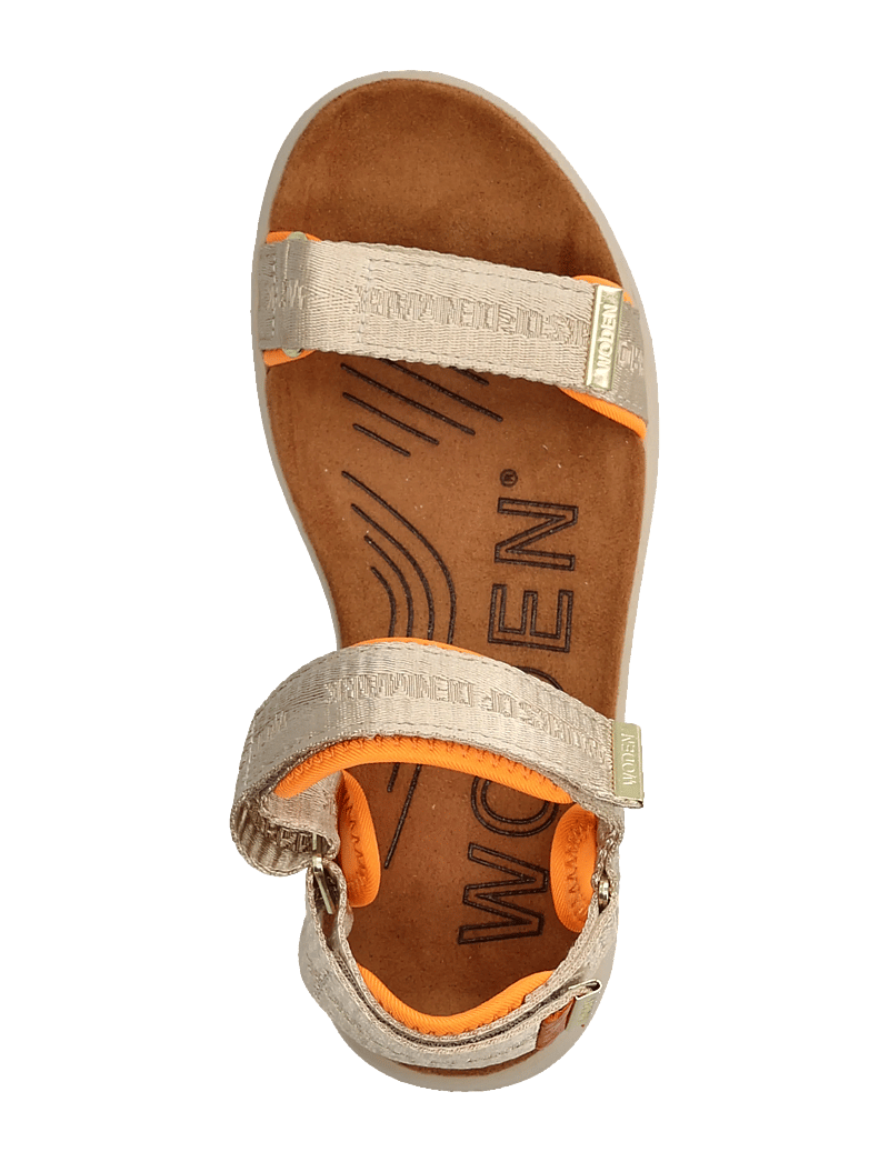 WODEN - Line Heritage - flade sandaler - coffee cream - 3