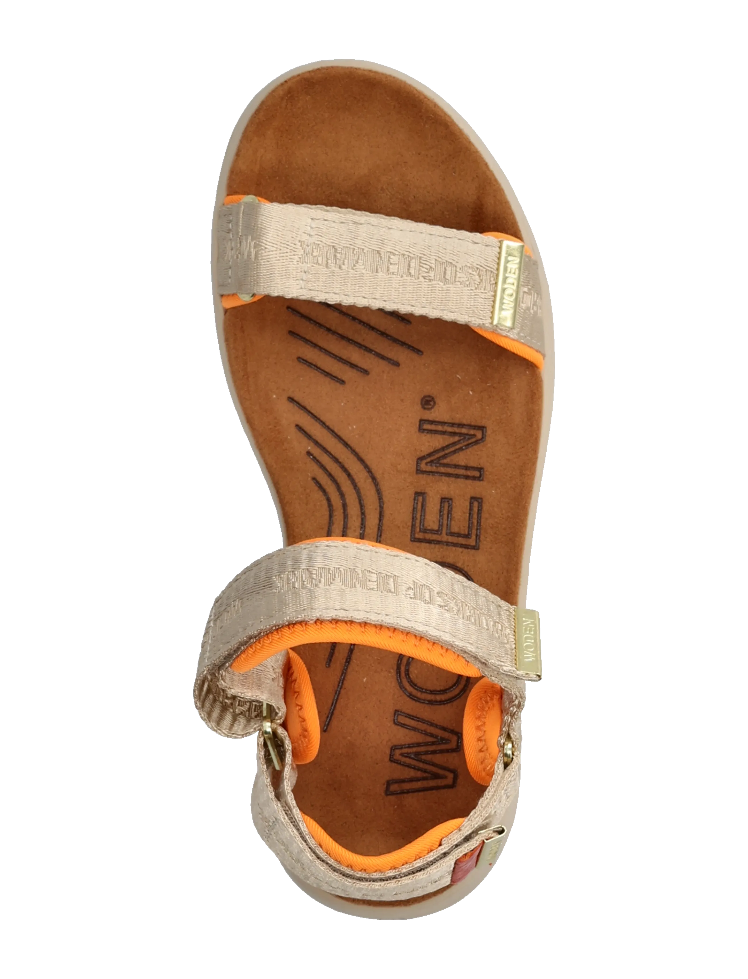 WODEN - Line Heritage - flade sandaler - coffee cream - 3