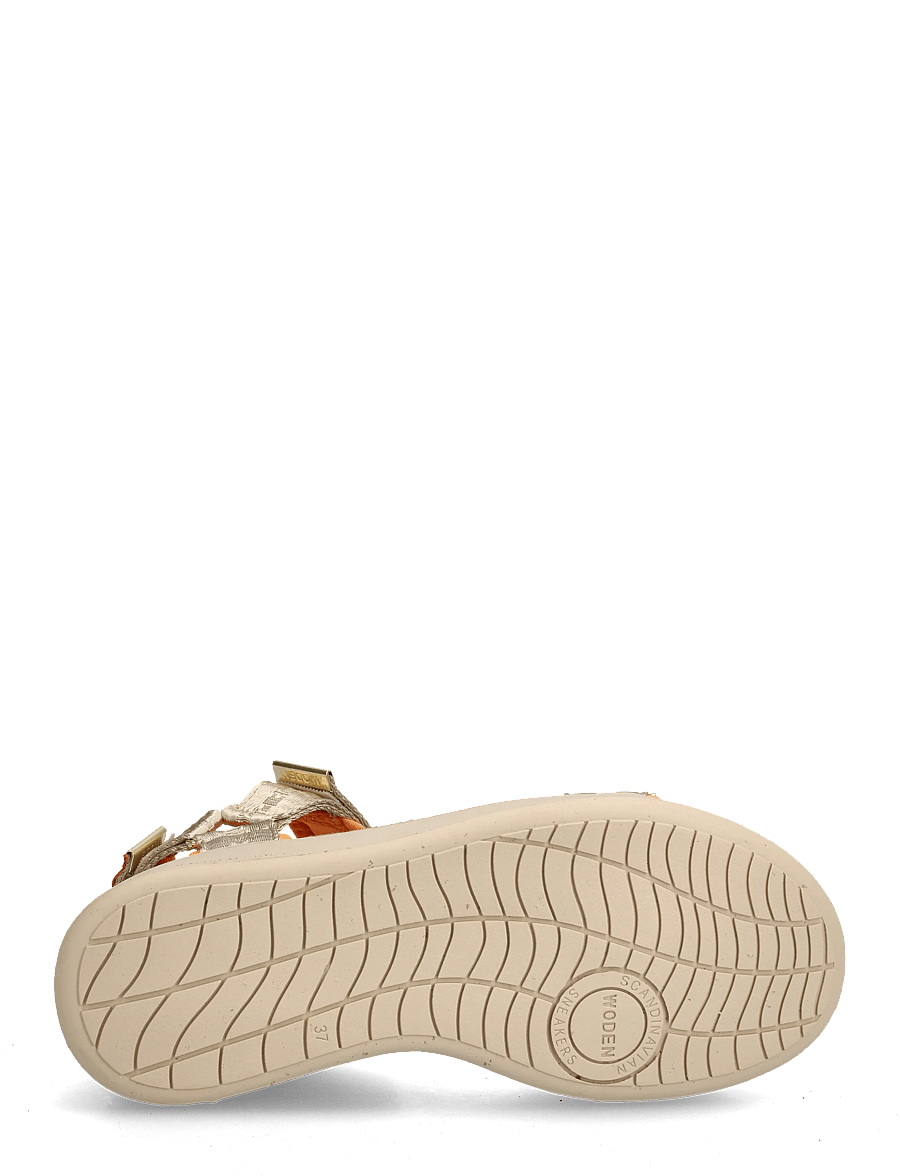WODEN - Line Heritage - płaskie sandały - coffee cream - 4