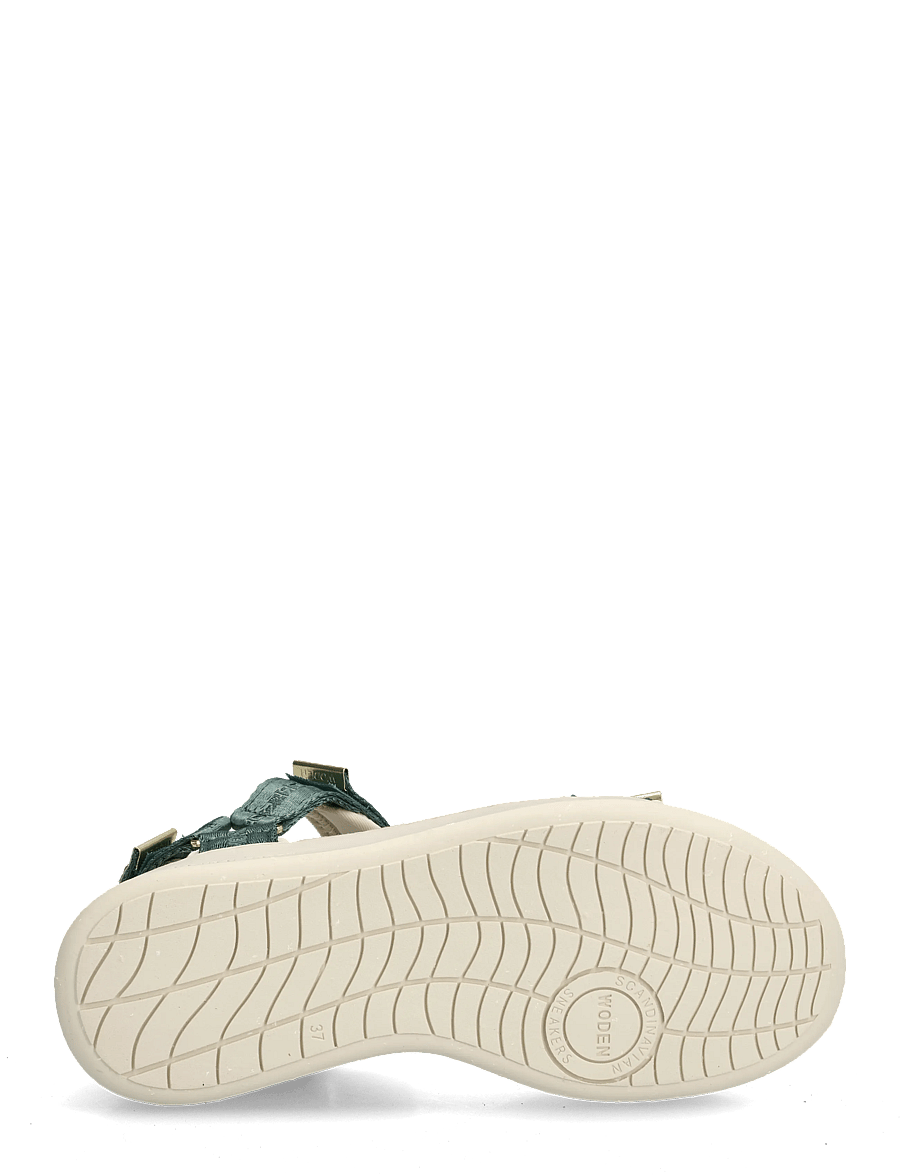 WODEN - Line Heritage - flache sandalen - deep forest - 4