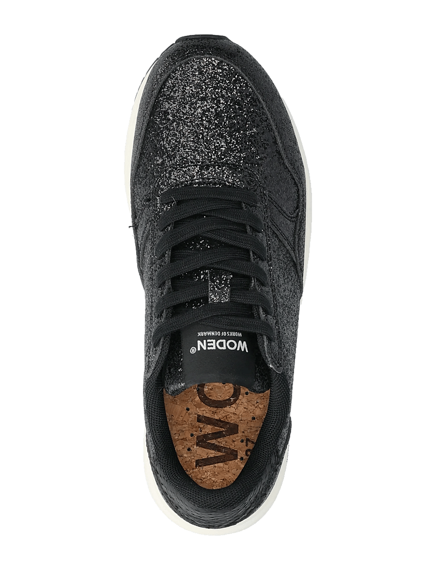 WODEN - Nicoline Glitter - låga sneakers - black - 3
