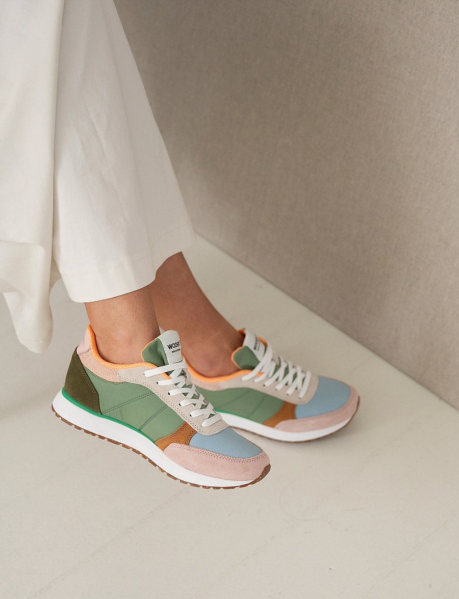 WODEN - Ronja - niedrige sneaker - algae multi - 0