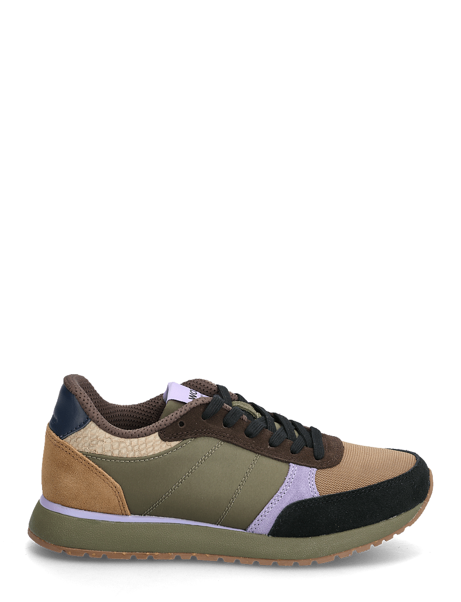 WODEN - Ronja - madala säärega tossud - dark olive/orchid - 2