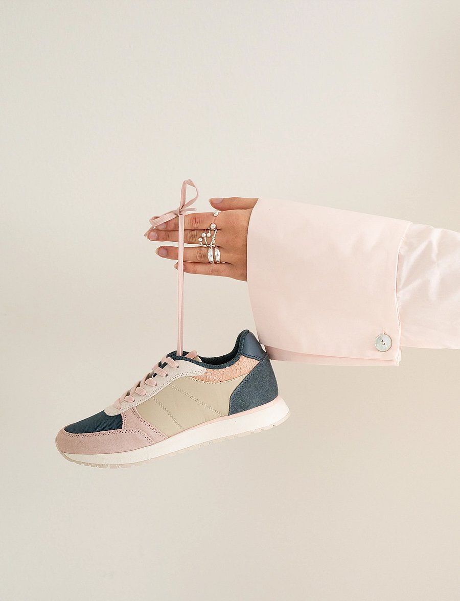 WODEN - Ronja - niedrige sneaker - ivory multi - 0
