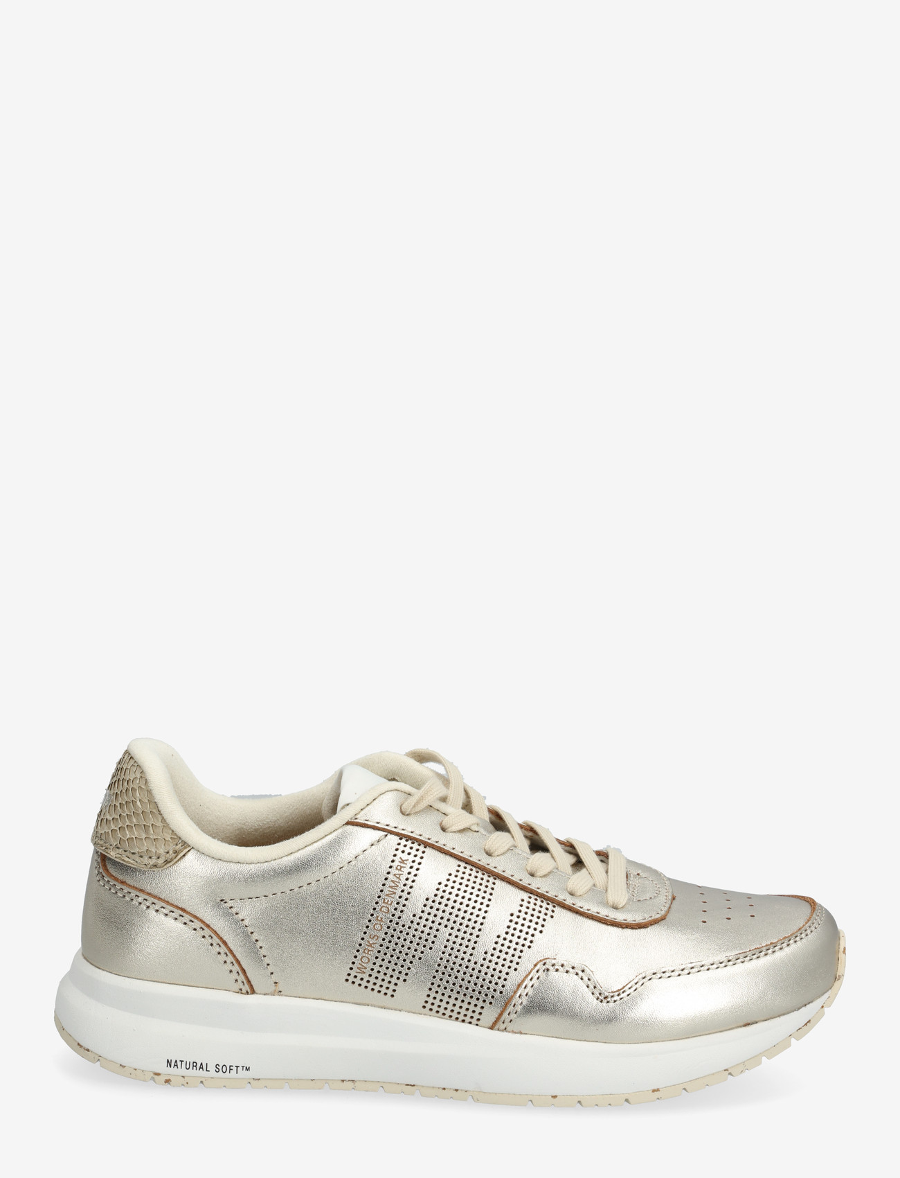 WODEN - Nora Natural Soft Metallic - lave sneakers - gold - 1