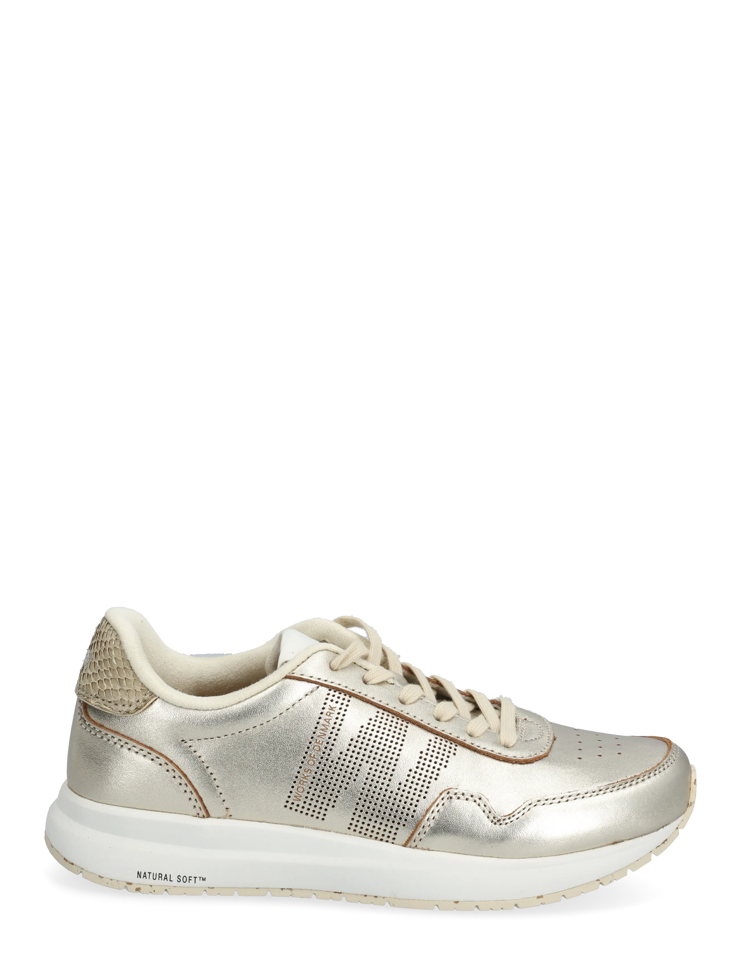 WODEN - Nora Natural Soft Metallic - niedrige sneaker - gold - 1