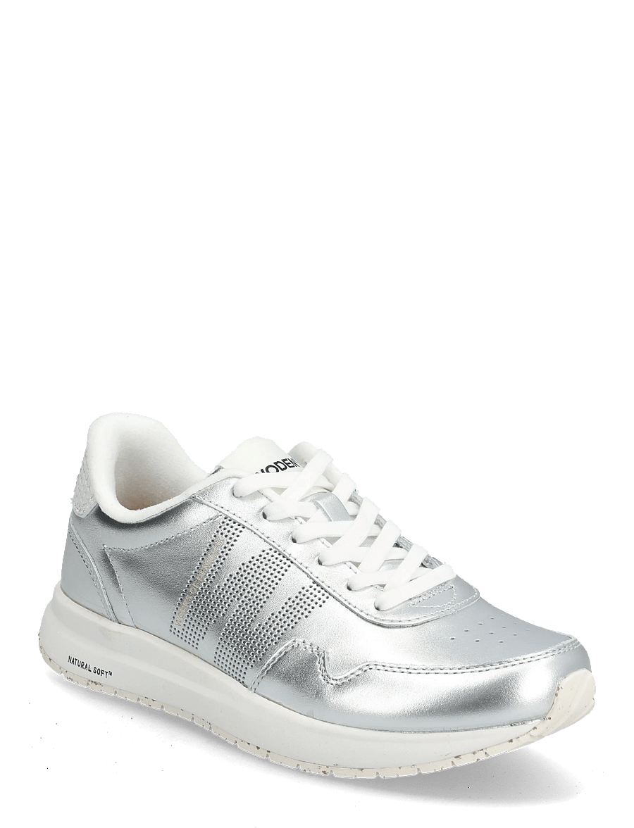 WODEN - Nora Natural Soft Metallic - niedrige sneaker - silver - 0