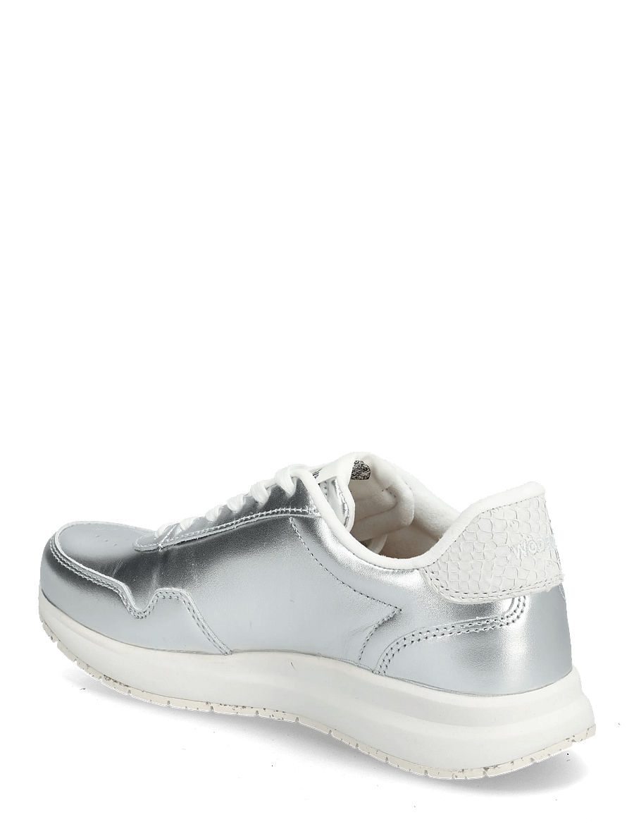 WODEN - Nora Natural Soft Metallic - niedrige sneaker - silver - 2