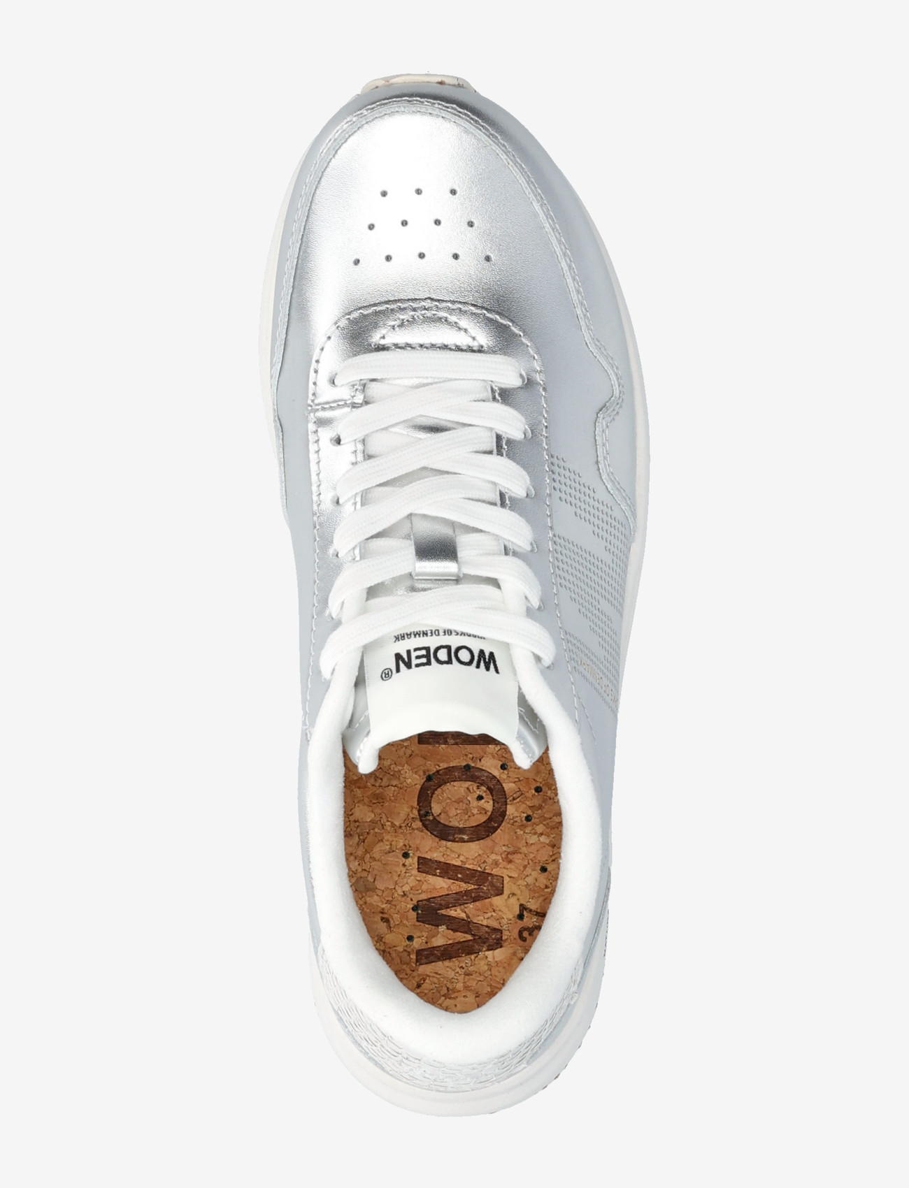 WODEN - Nora Natural Soft Metallic - niedrige sneakers - silver - 3
