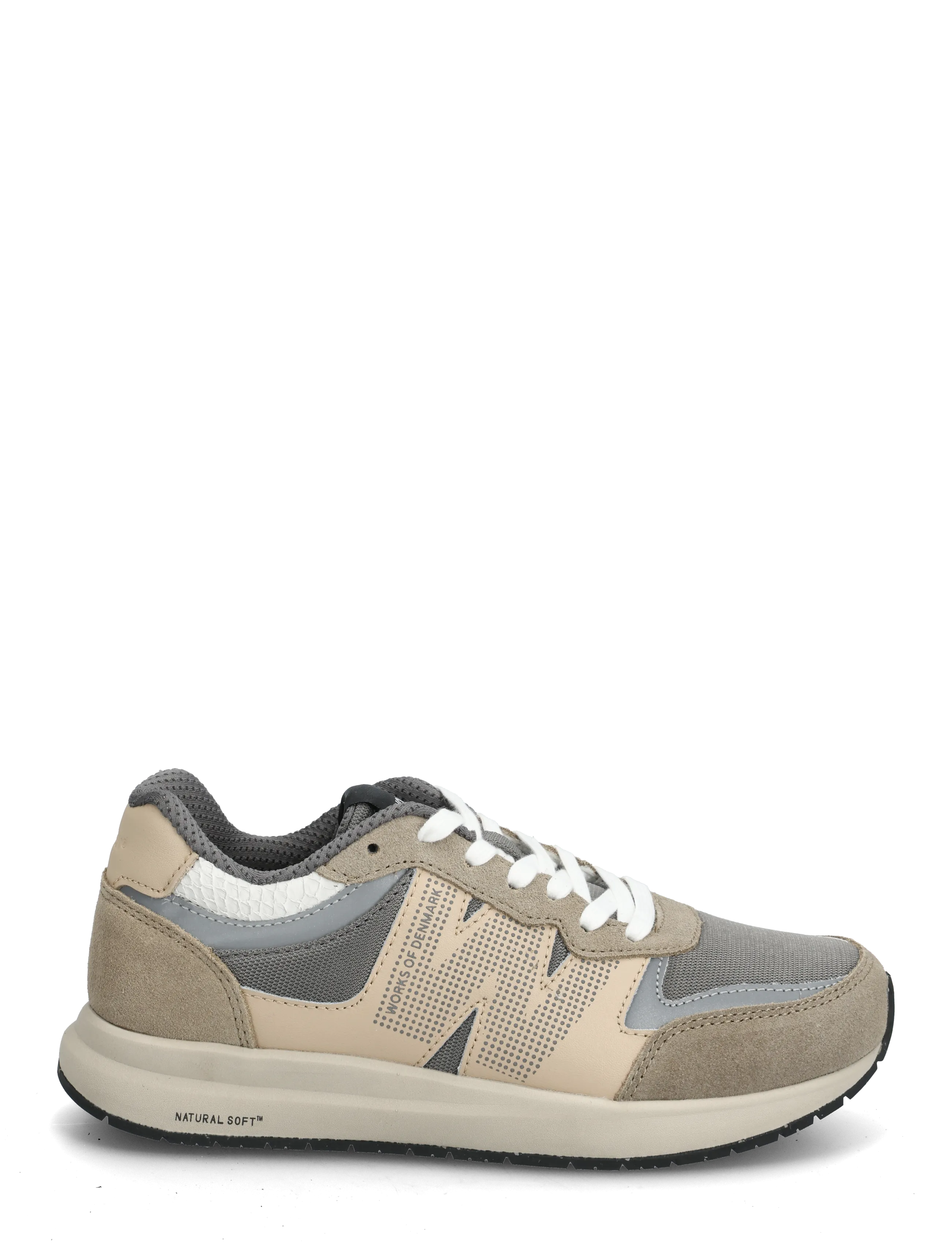 WODEN - Rigmor Reflective - lave sneakers - silver mink - 2