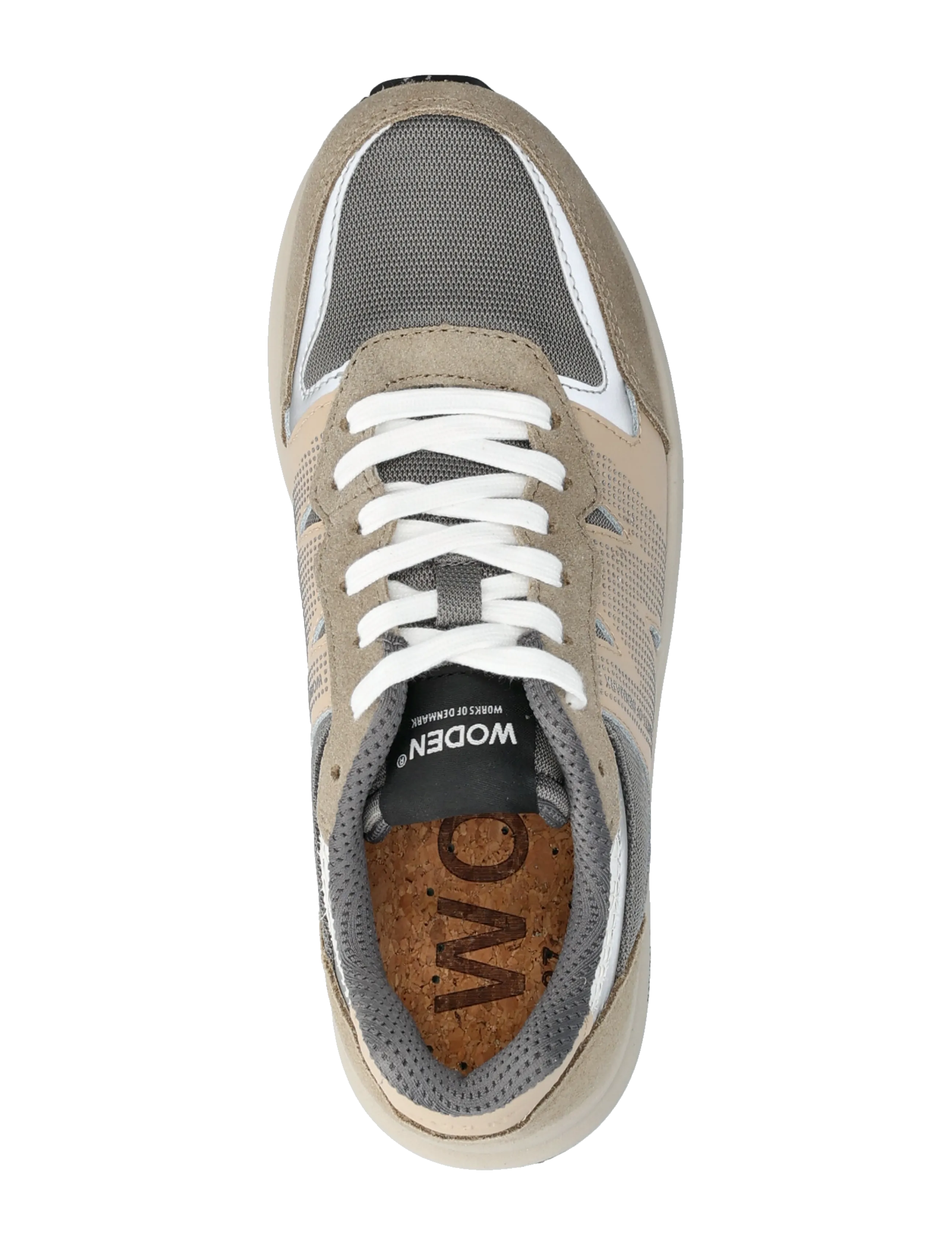 WODEN - Rigmor Reflective - lave sneakers - silver mink - 4