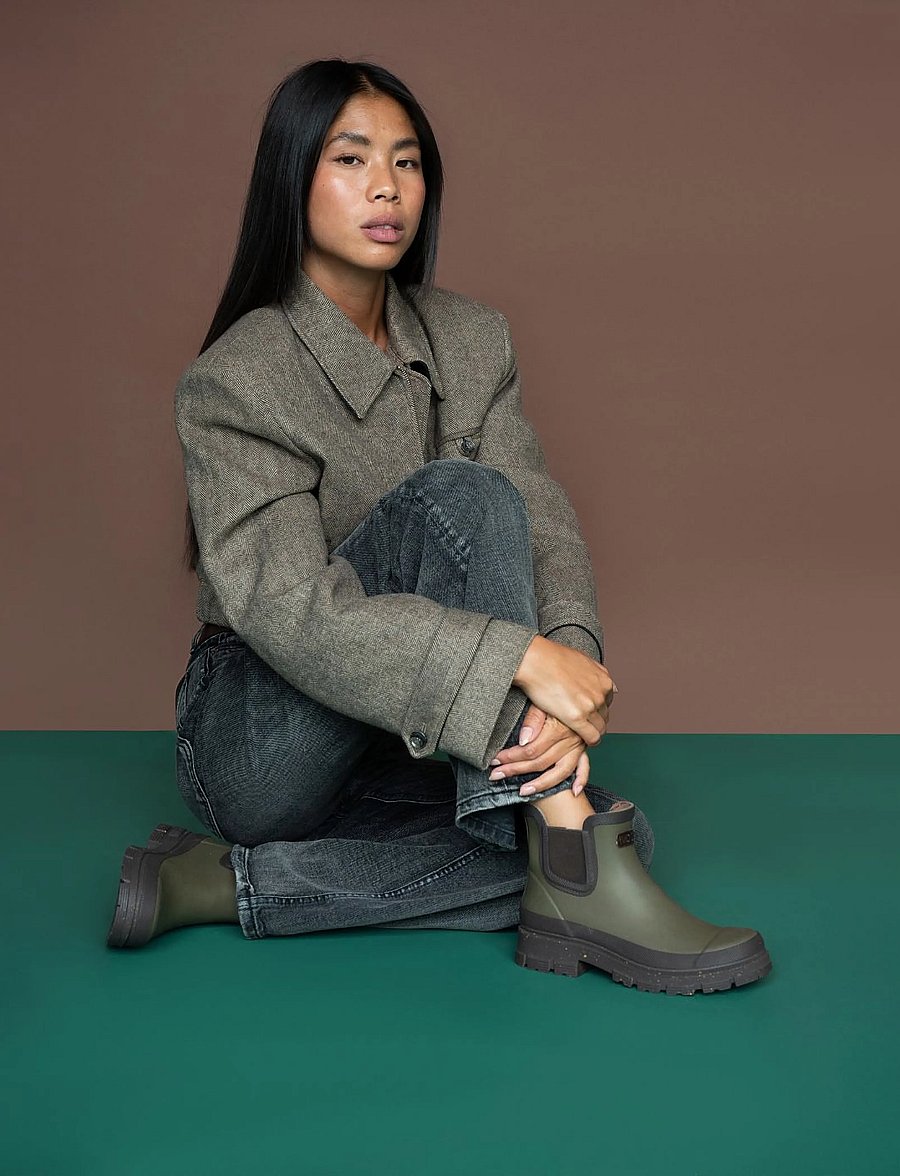 WODEN - Liv Waterproof - alltags-style - dark olive - 0