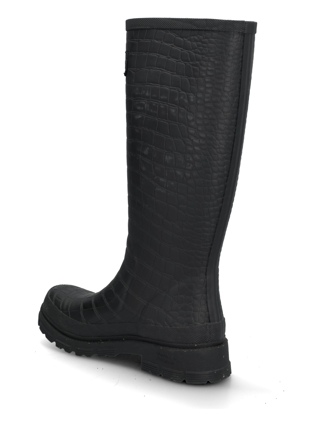 WODEN - Le Croco Waterproof - kniehohe stiefel - black - 1