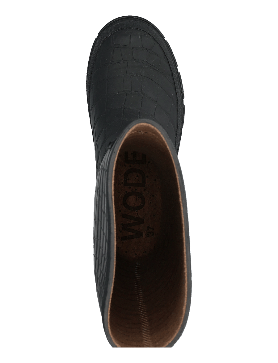WODEN - Le Croco Waterproof - kniehohe stiefel - black - 3