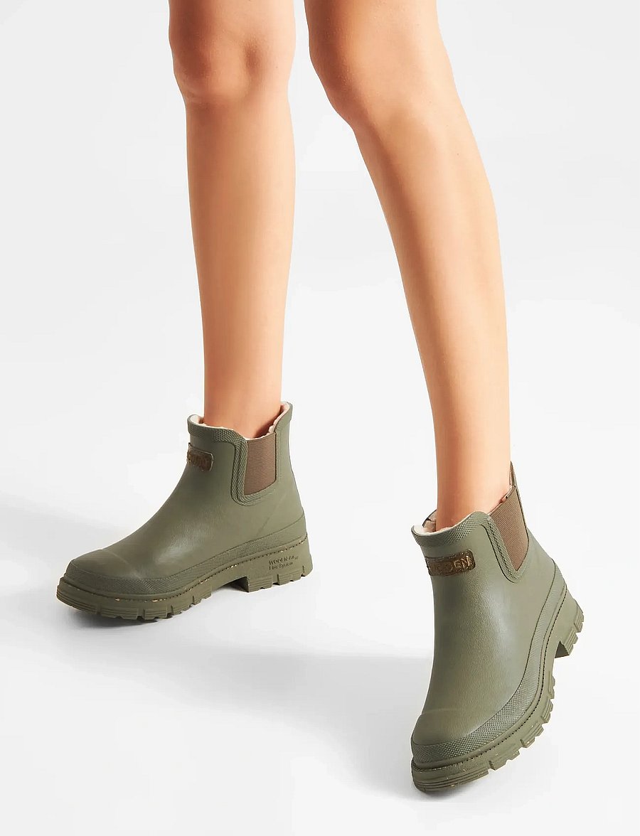 WODEN - Liv Warm Waterproof - Žieminiai batai - dark olive - 0