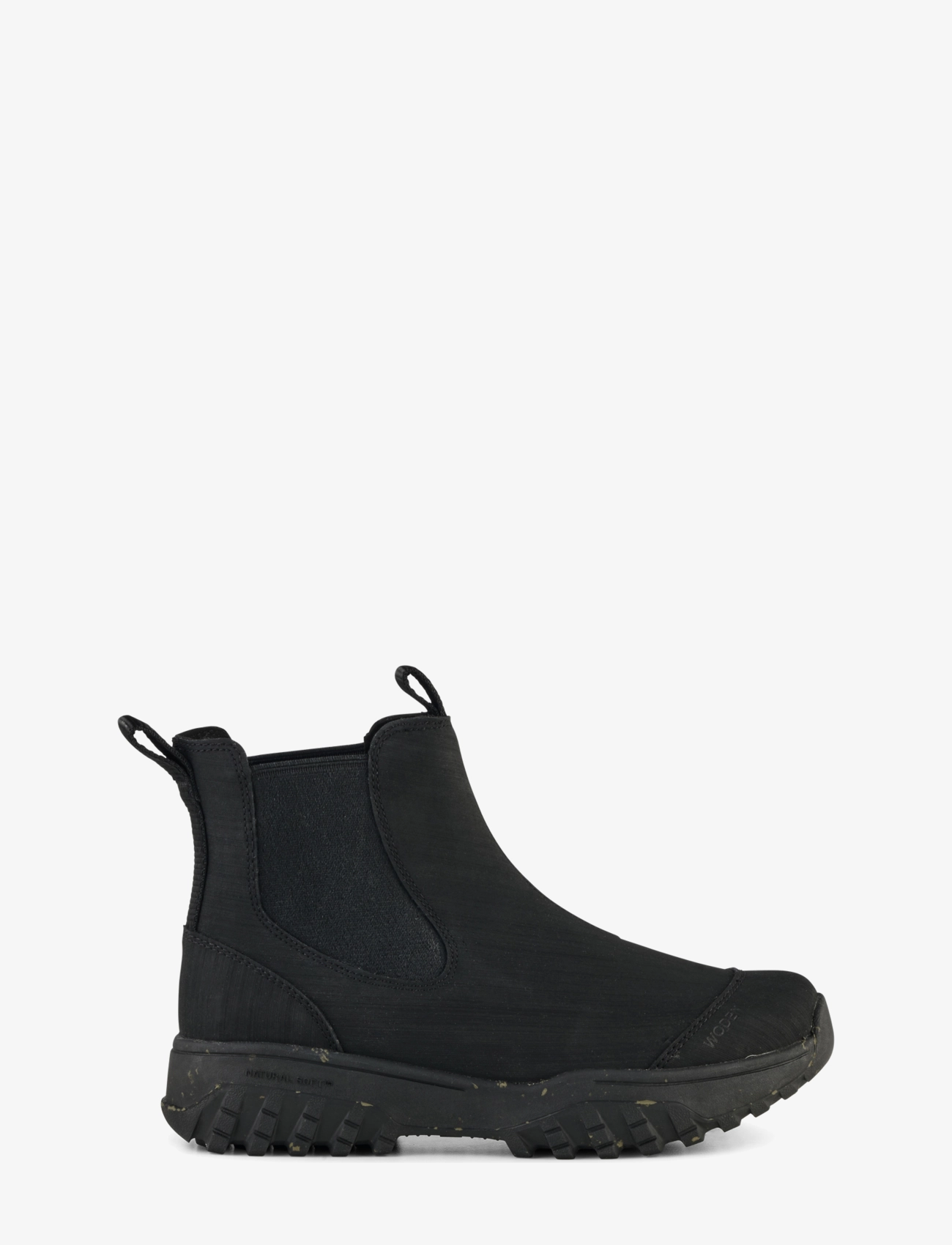 WODEN Magda Rubber Track Boot - Chelsea boots - BLACK / black