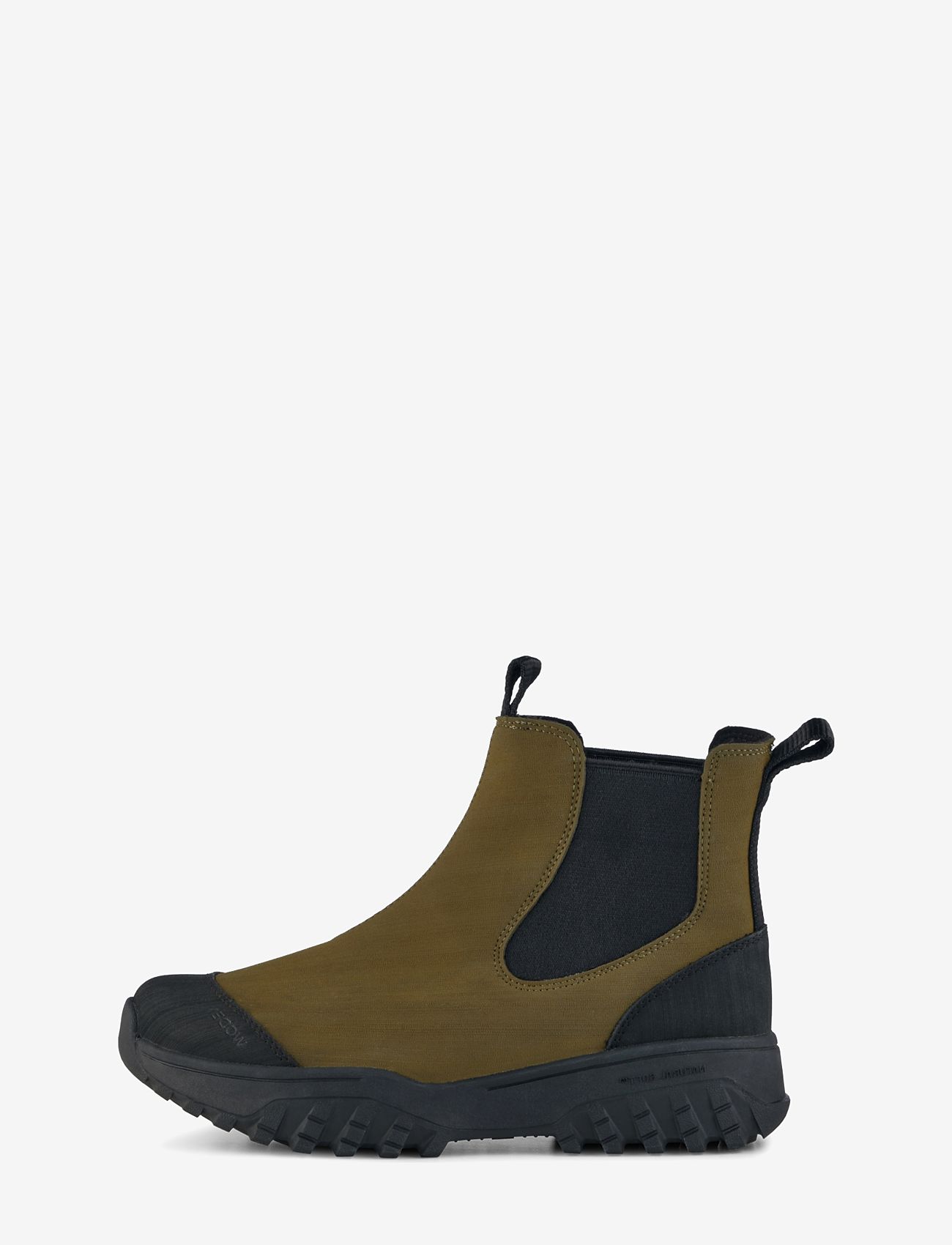 WODEN - Magda Rubber Track Boot - chelsea boots - dark olive/black - 0