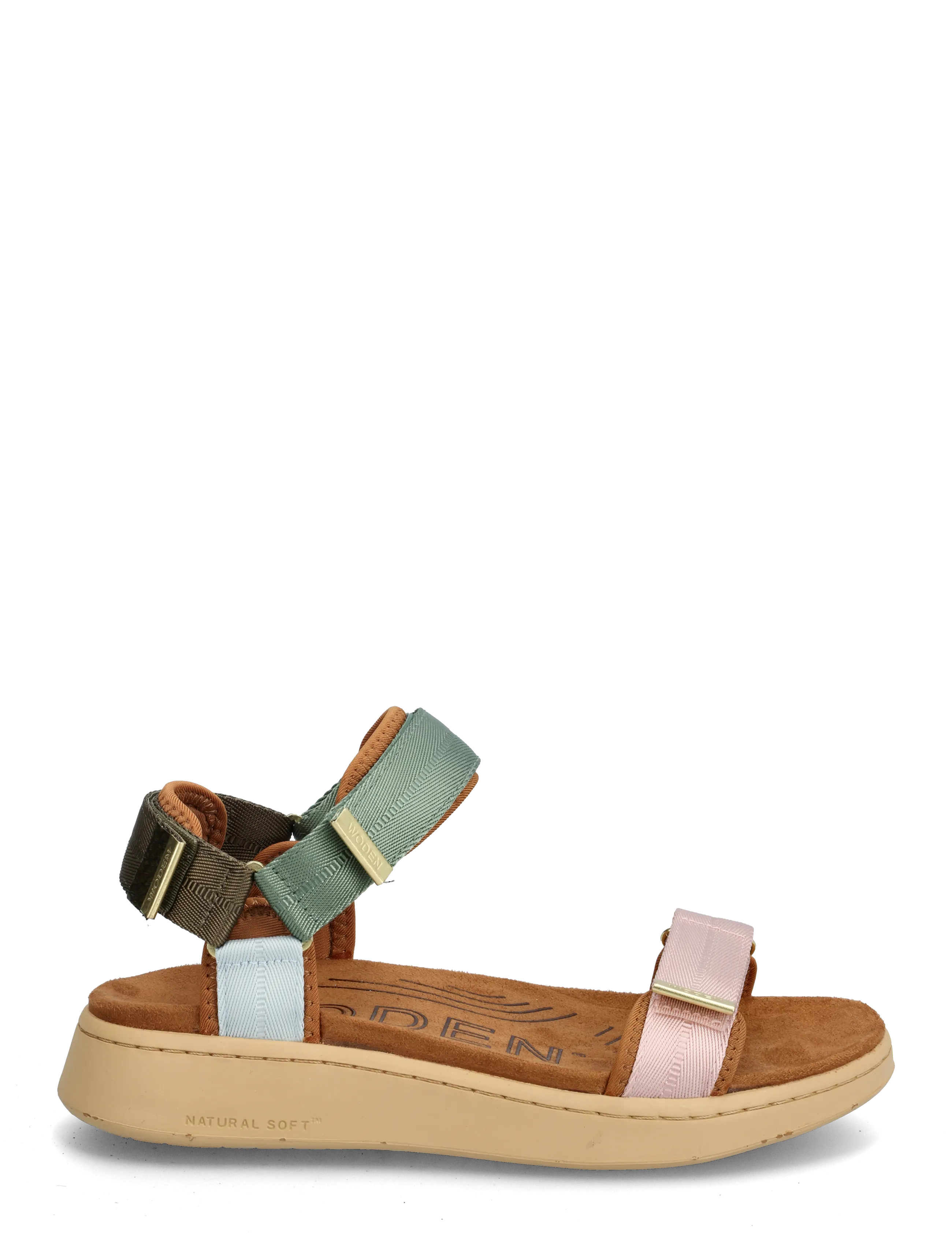 WODEN - Line - flache sandalen - algae multi - 2