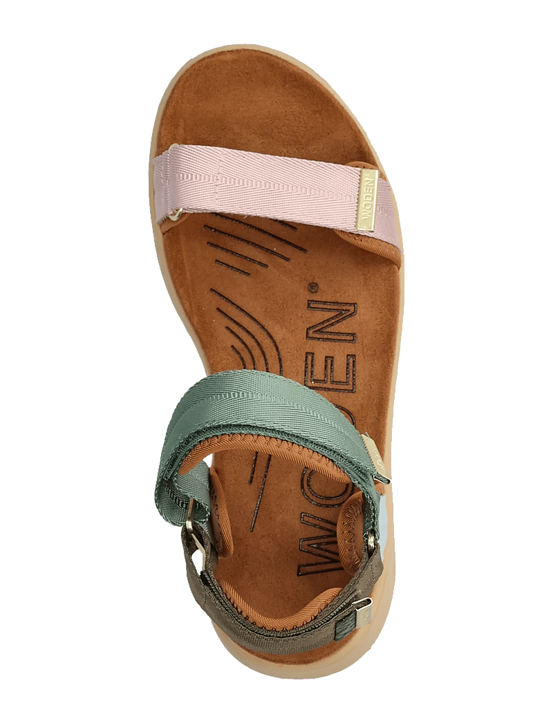 WODEN - Line - flade sandaler - algae multi - 3