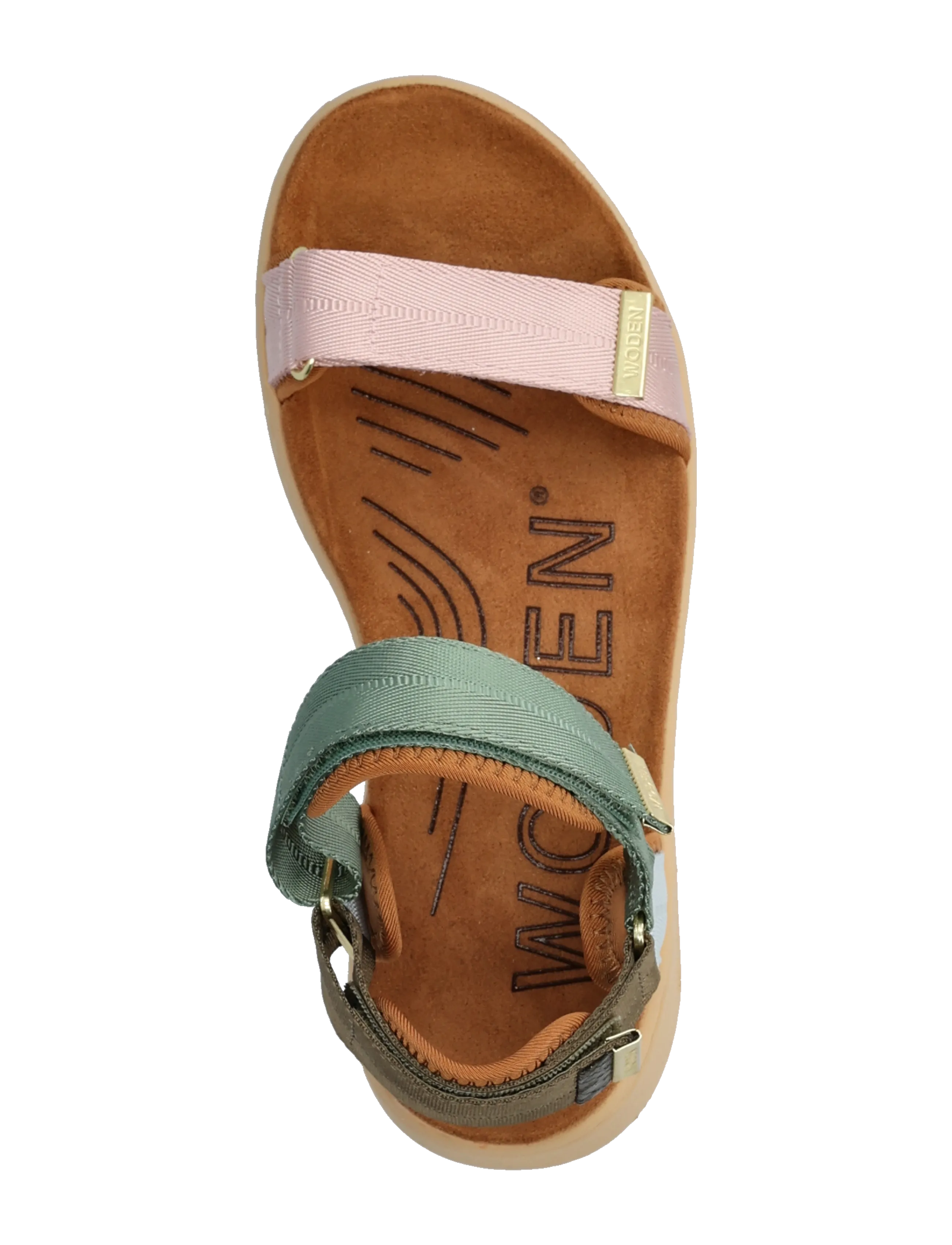 WODEN - Line - flache sandalen - algae multi - 3