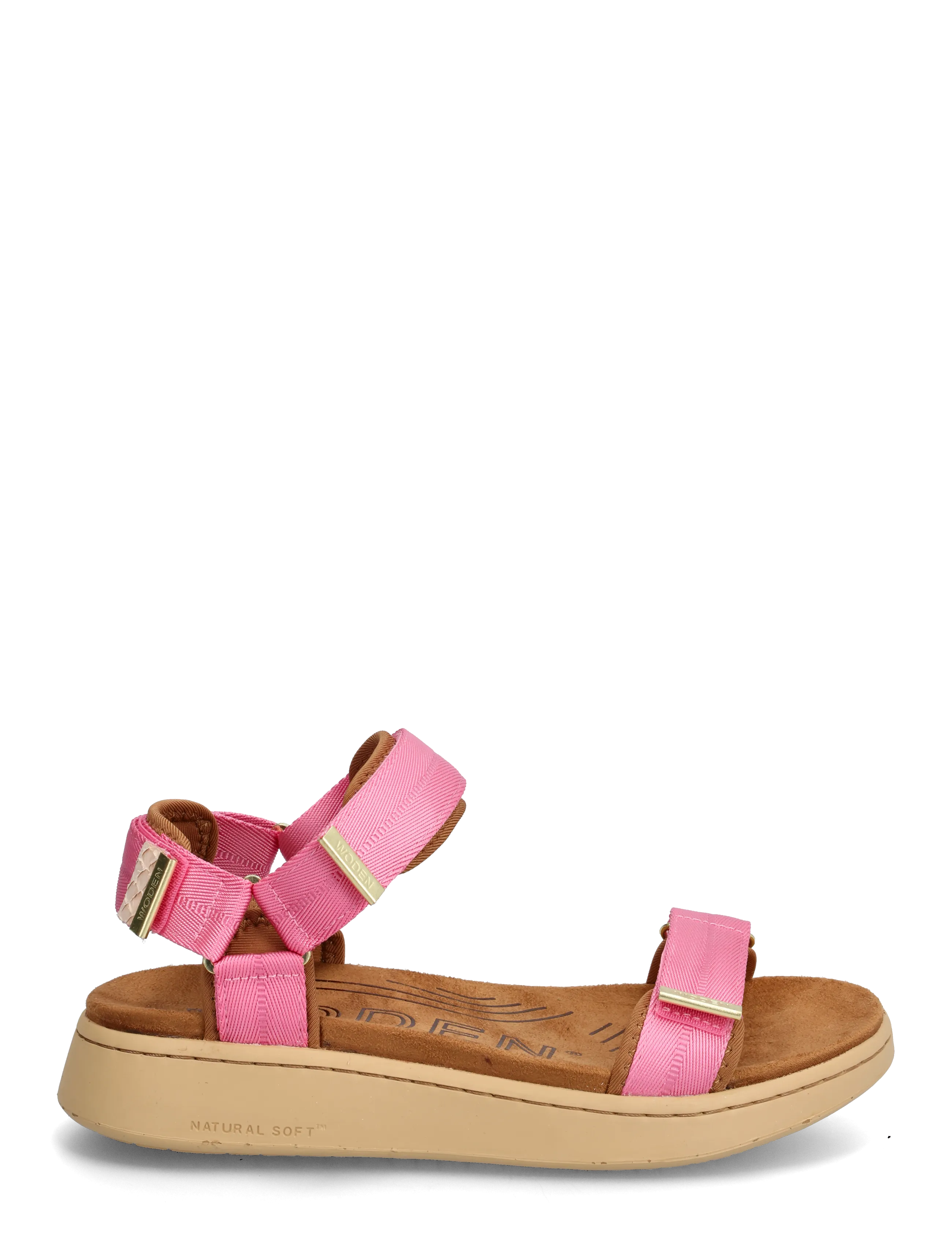 WODEN - Line - flache sandalen - aurora pink - 1