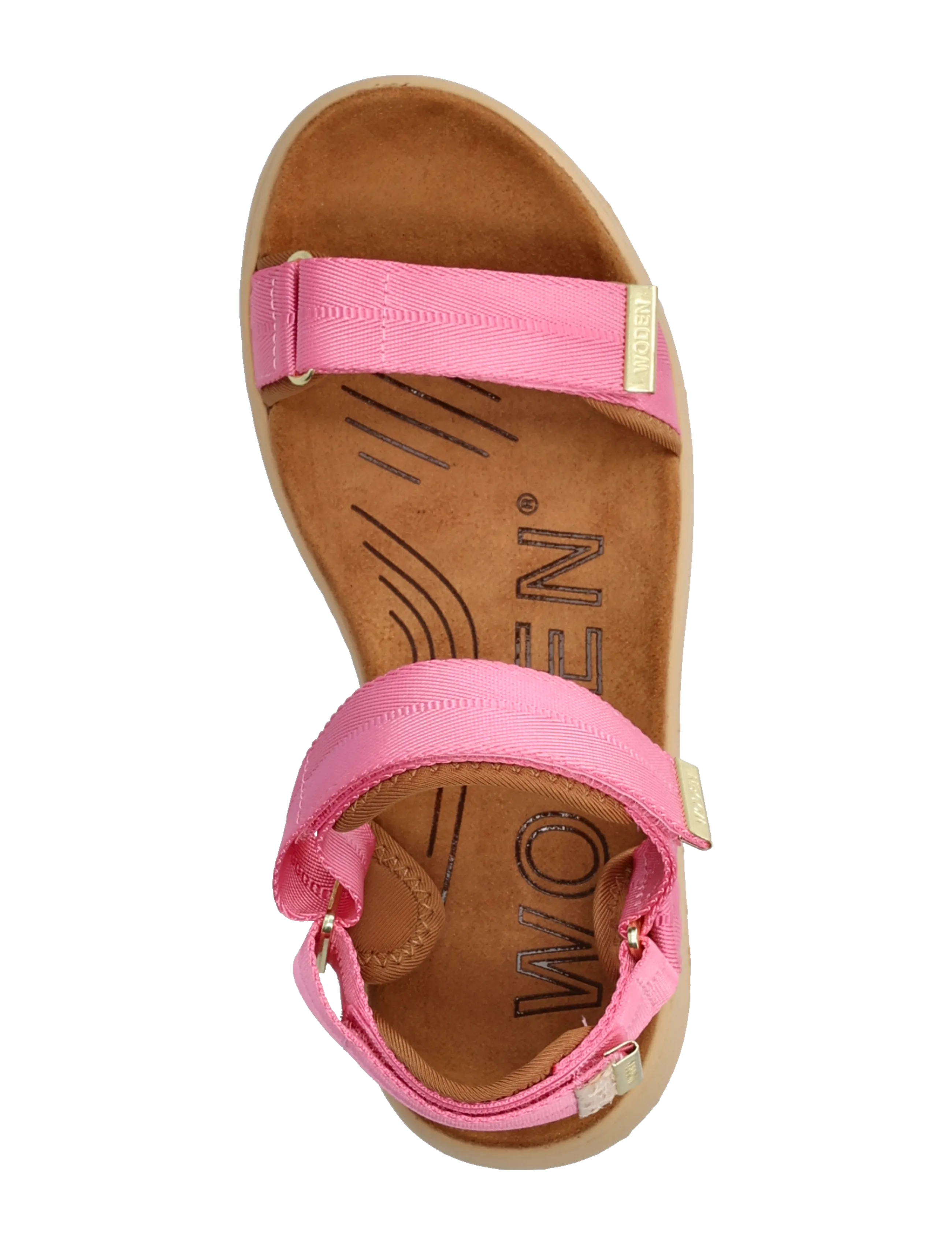 WODEN - Line - flache sandalen - aurora pink - 3