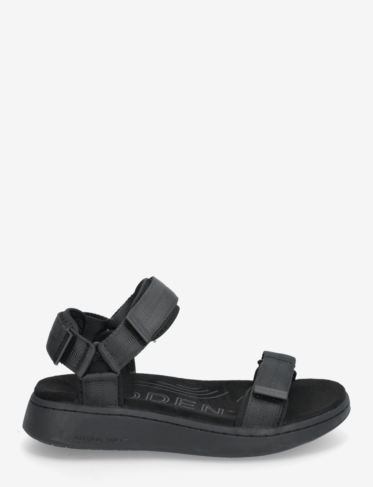 WODEN - Line - flade sandaler - black/black - 1