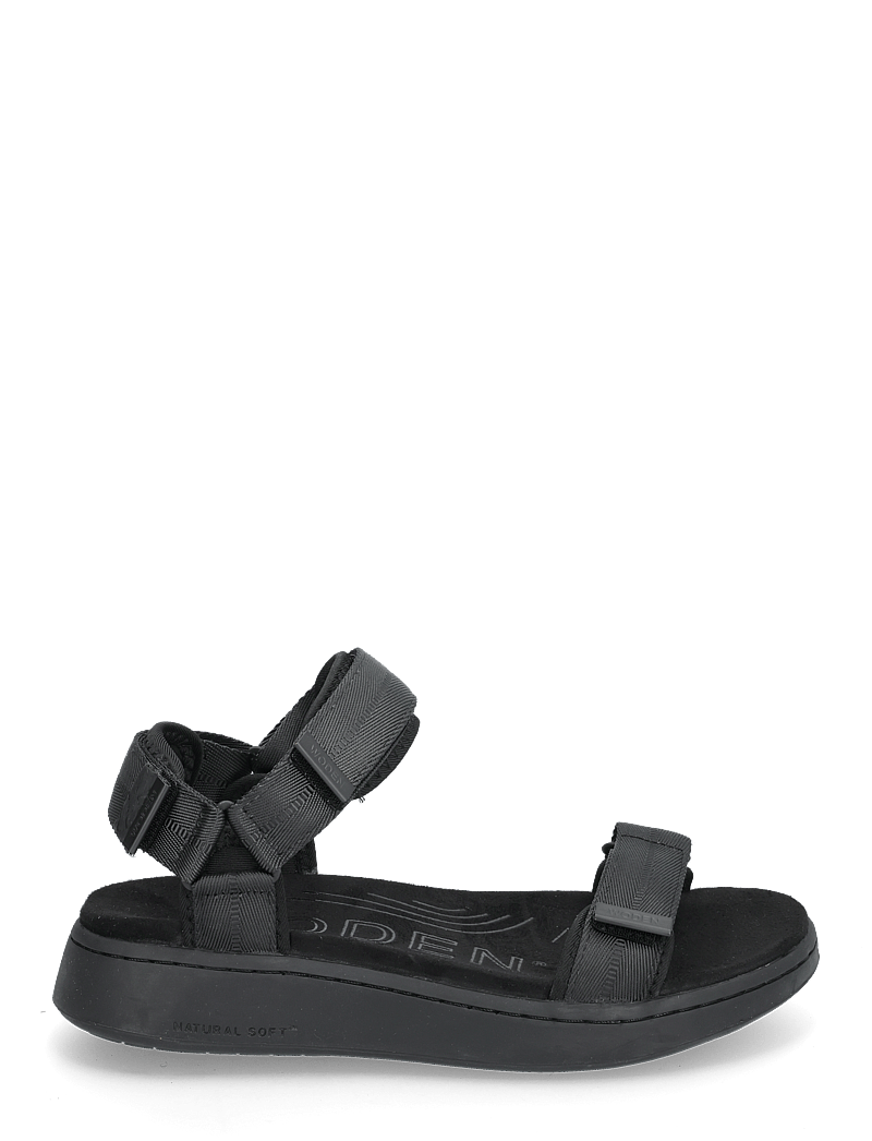 WODEN - Line - flade sandaler - black/black - 1