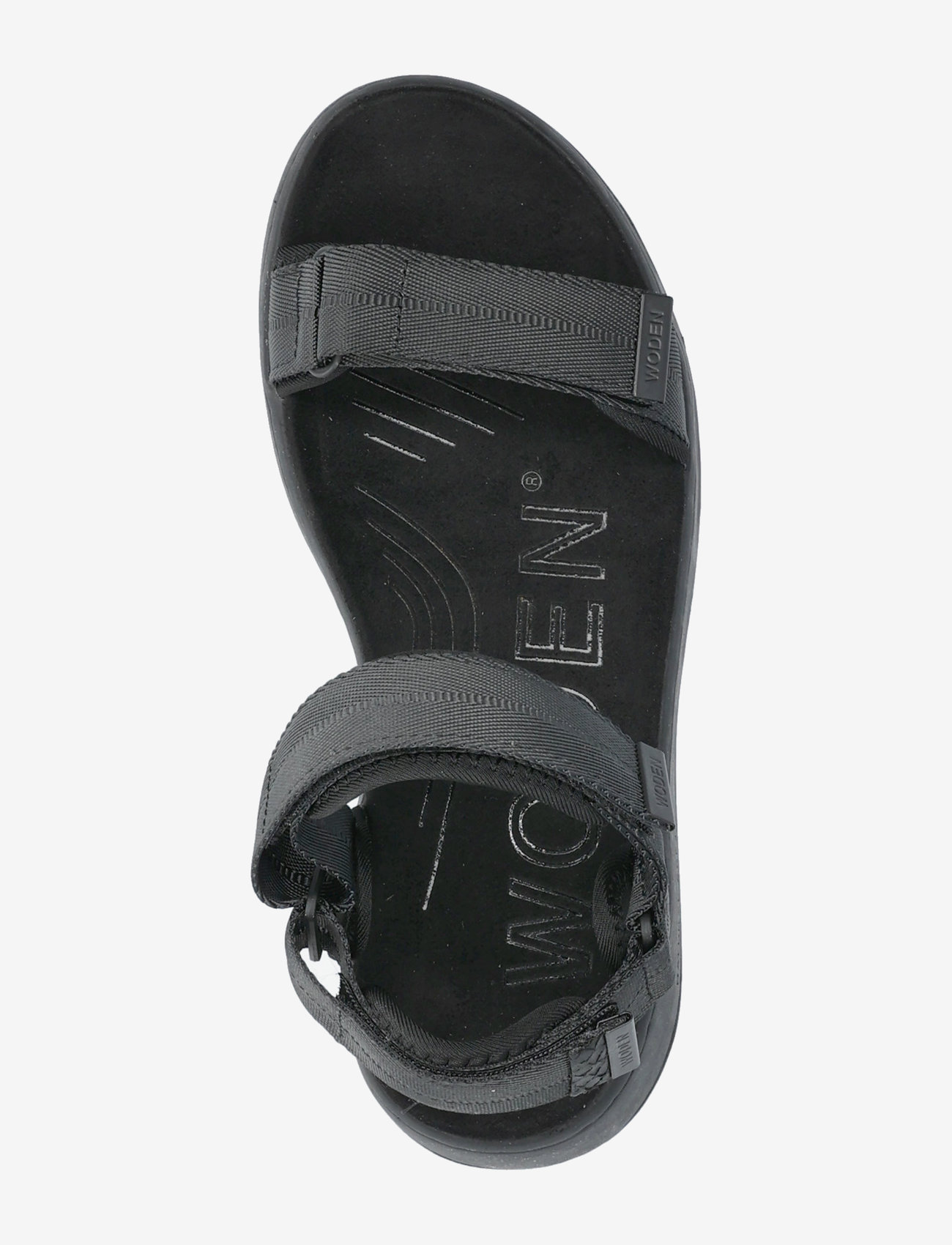 WODEN - Line - flade sandaler - black/black - 3