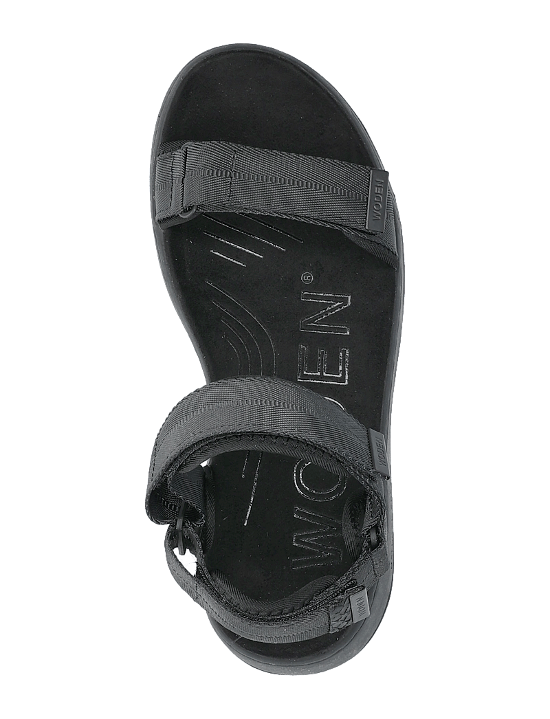 WODEN - Line - flade sandaler - black/black - 3