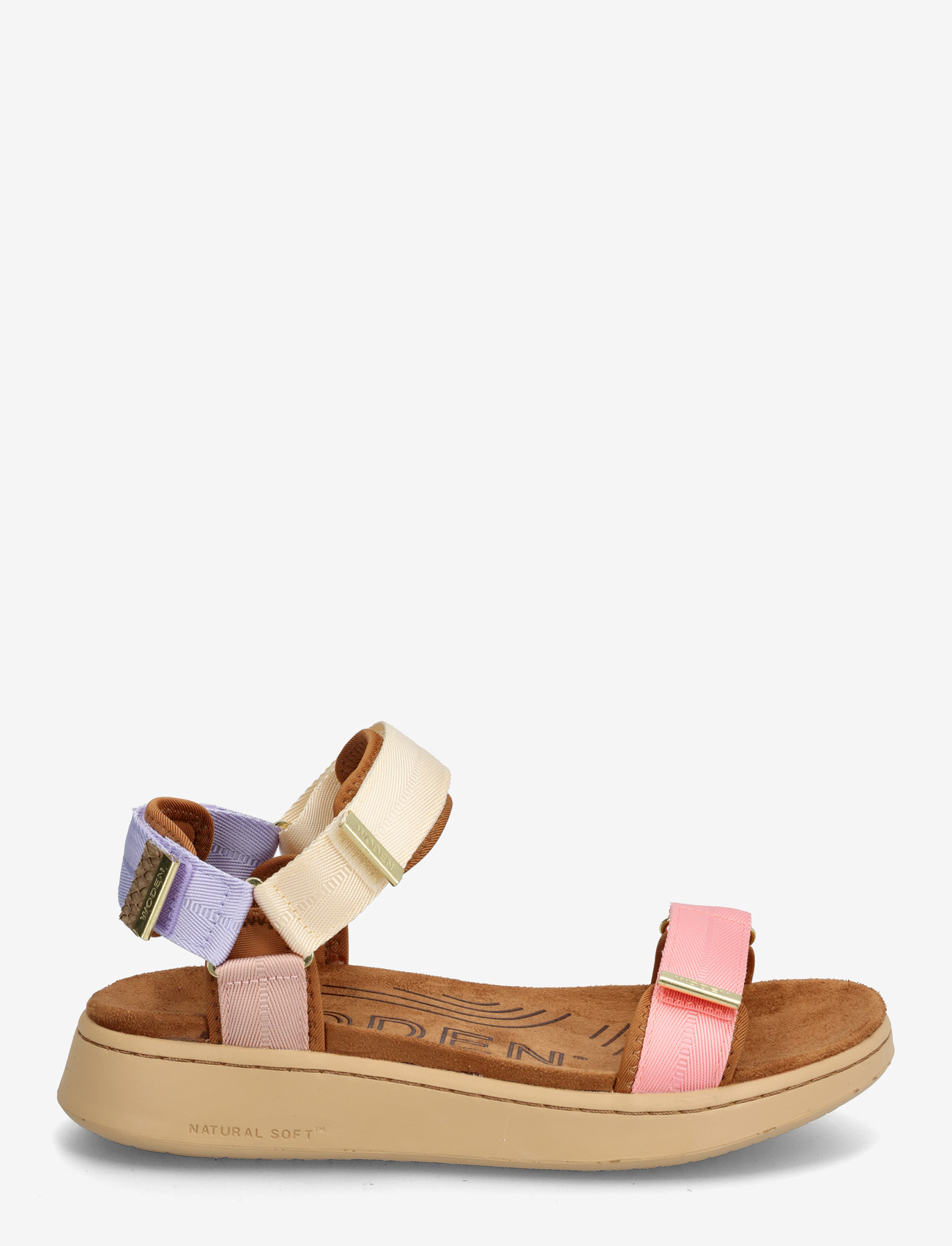 WODEN - Line - kontsata sandaalid - butter multi - 1