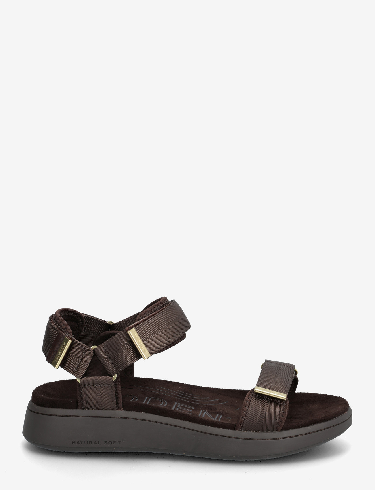 WODEN - Line - flache sandalen - chocolate - 1