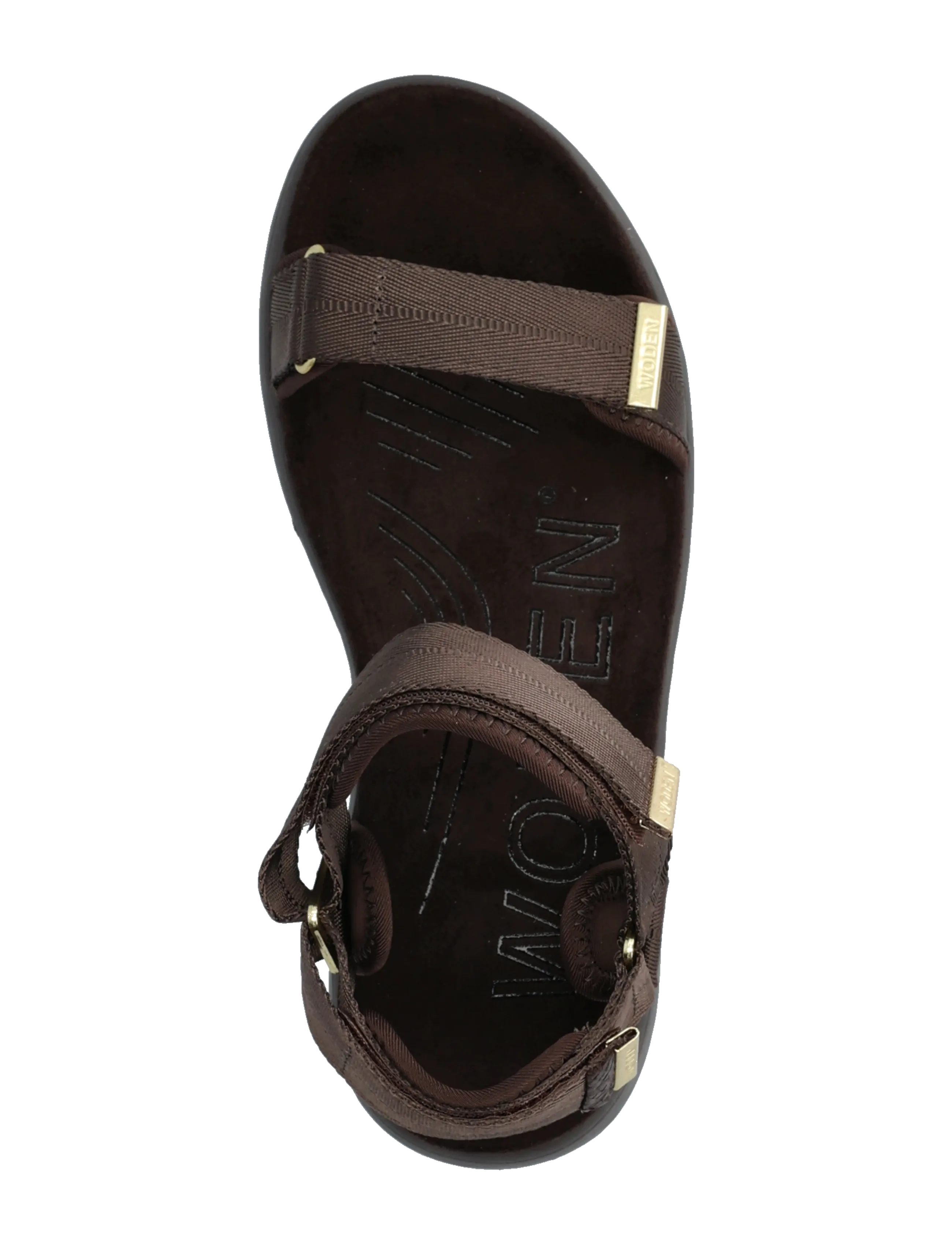 WODEN - Line - flache sandalen - chocolate - 3