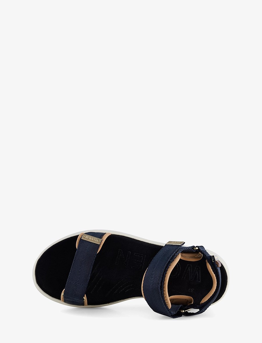 WODEN - Line - flache sandalen - dark navy - 4