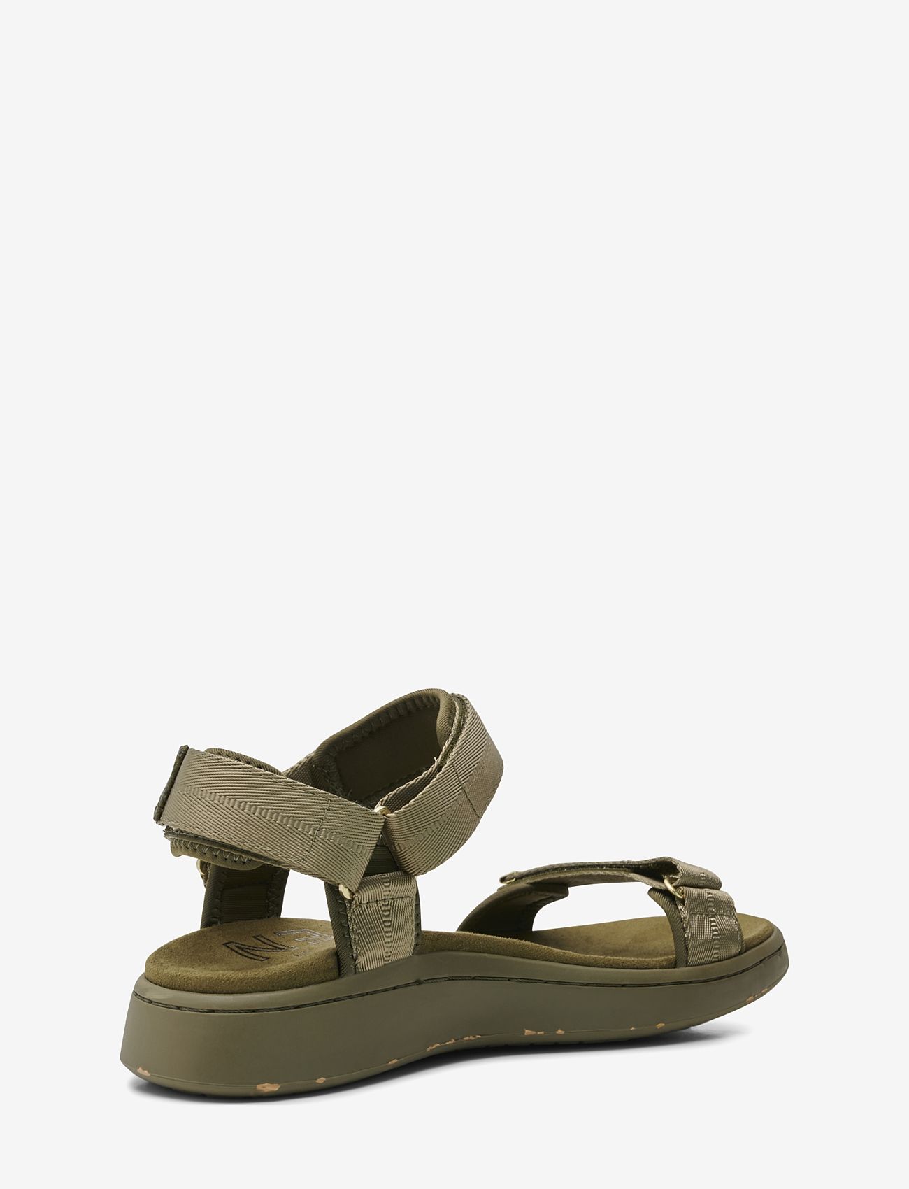 WODEN - Line - platta sandaler - dark olive - 3